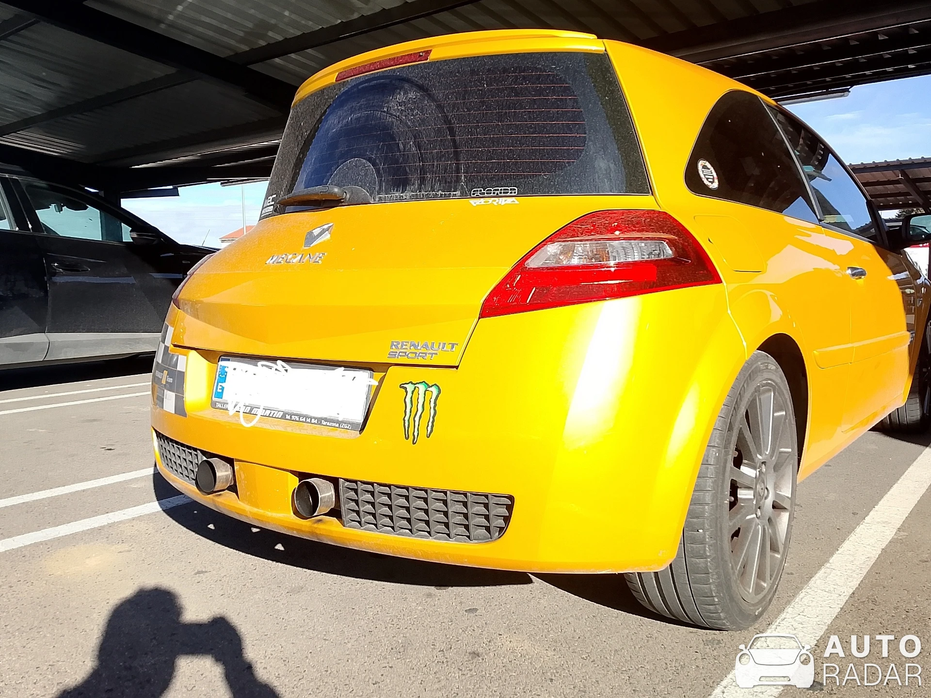 Renault Megane RS F1 Team R26 spotted in Zaragoza