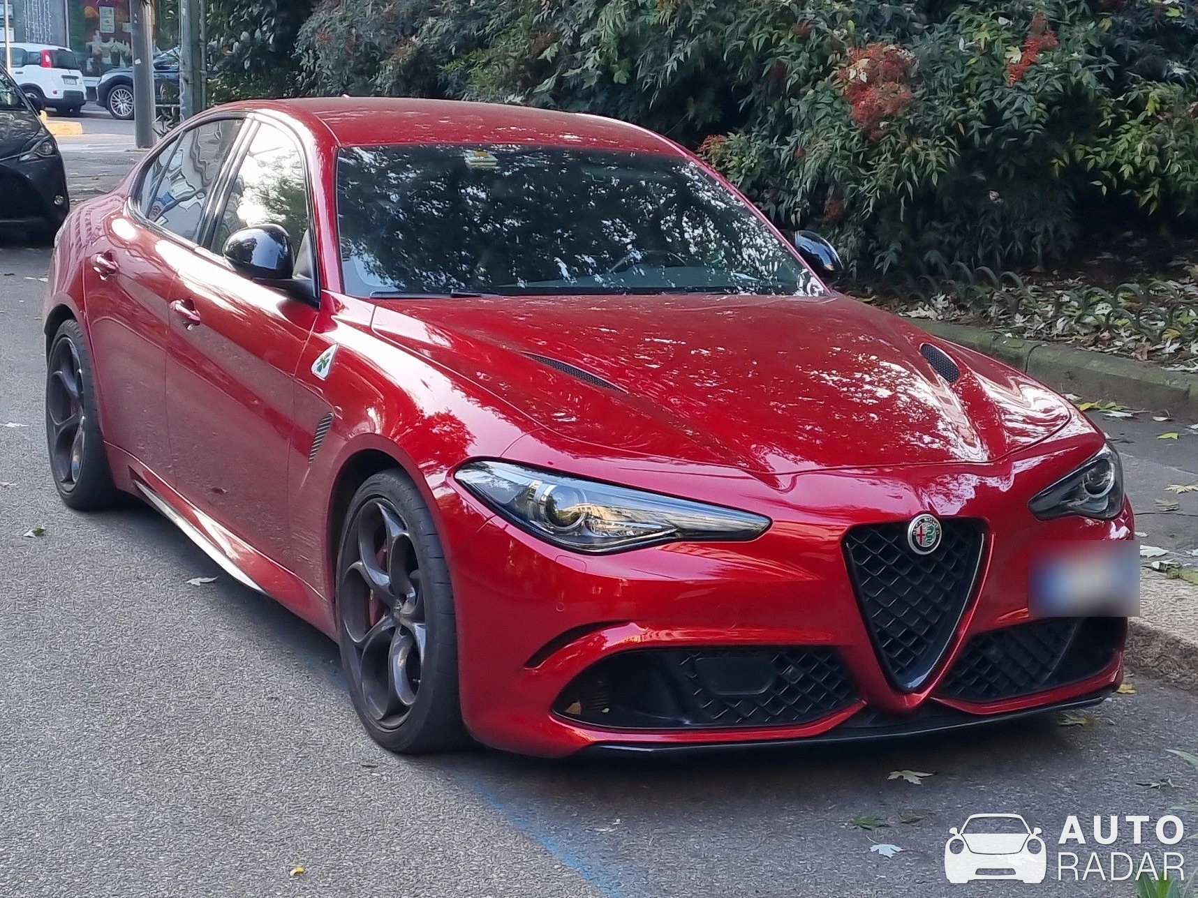 Alfa Romeo Giulia Quadrifoglio spotted in Milano, Italia