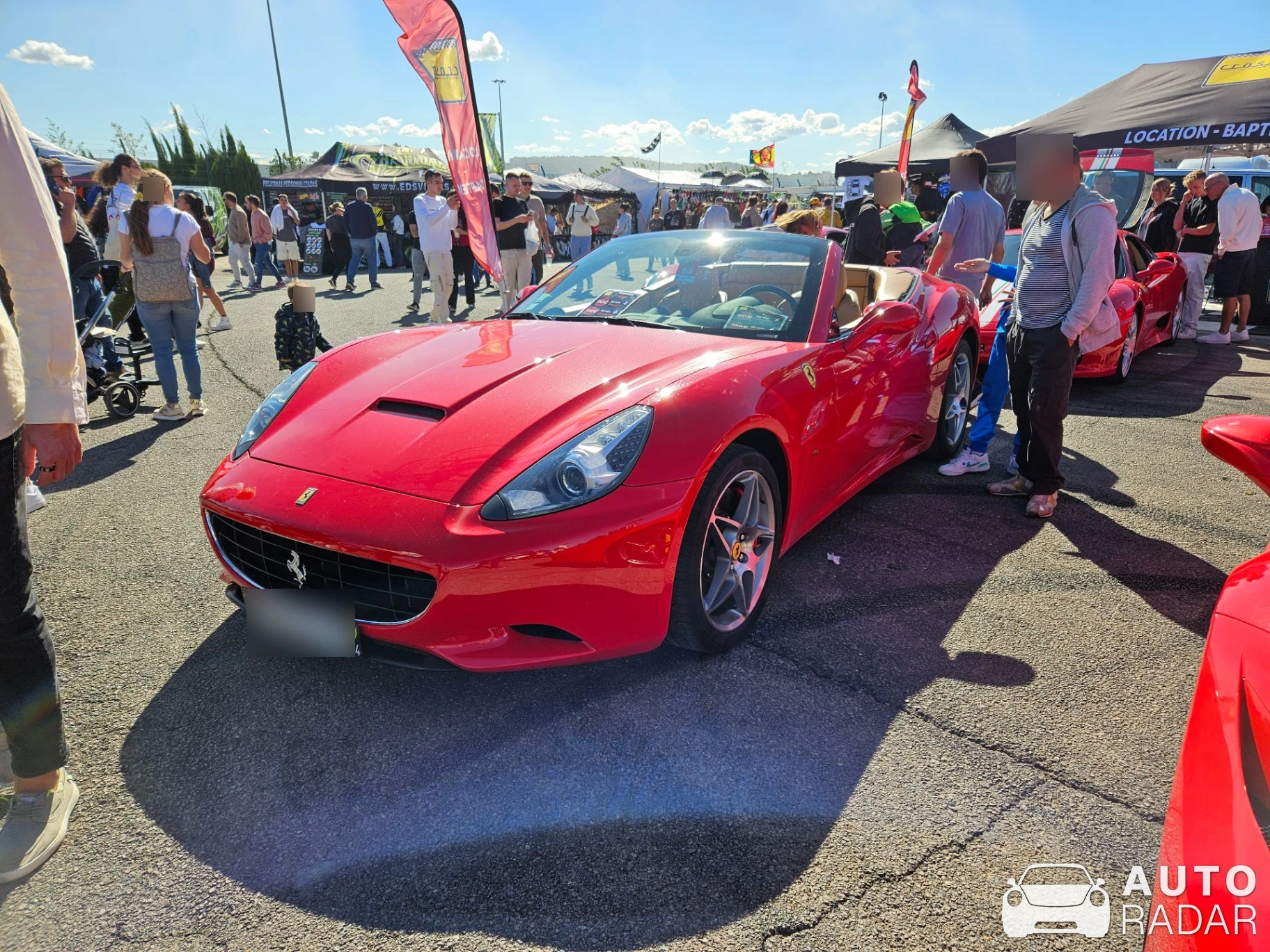 Ferrari California spotted in Cheste, Spain