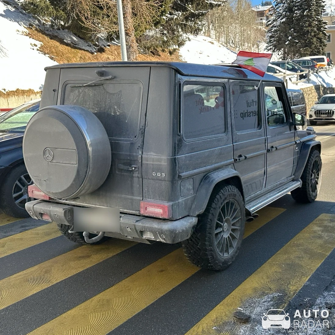 Mercedes-AMG G 63 W463 2018 spotted in Sankt Moritz, Schweiz