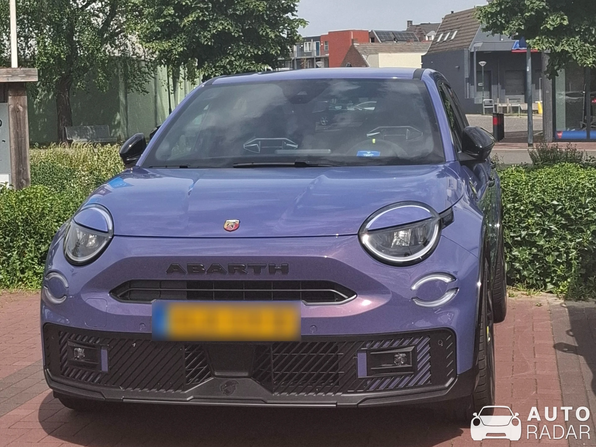 Abarth 600e spotted in Boxmeer