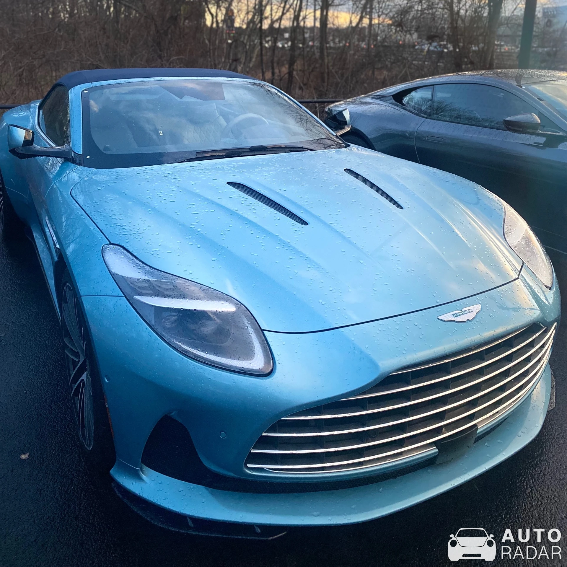 Aston Martin DB12 Volante spotted in Norwood, United States