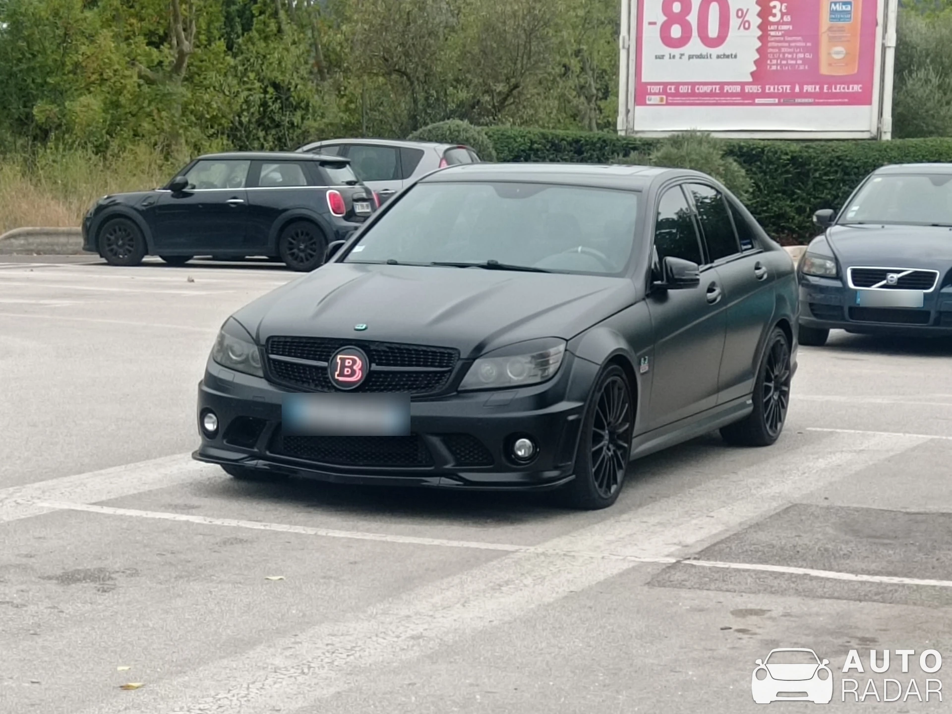 Mercedes-Benz Brabus C 63 Coupe W204 spotted in Le Luc, France