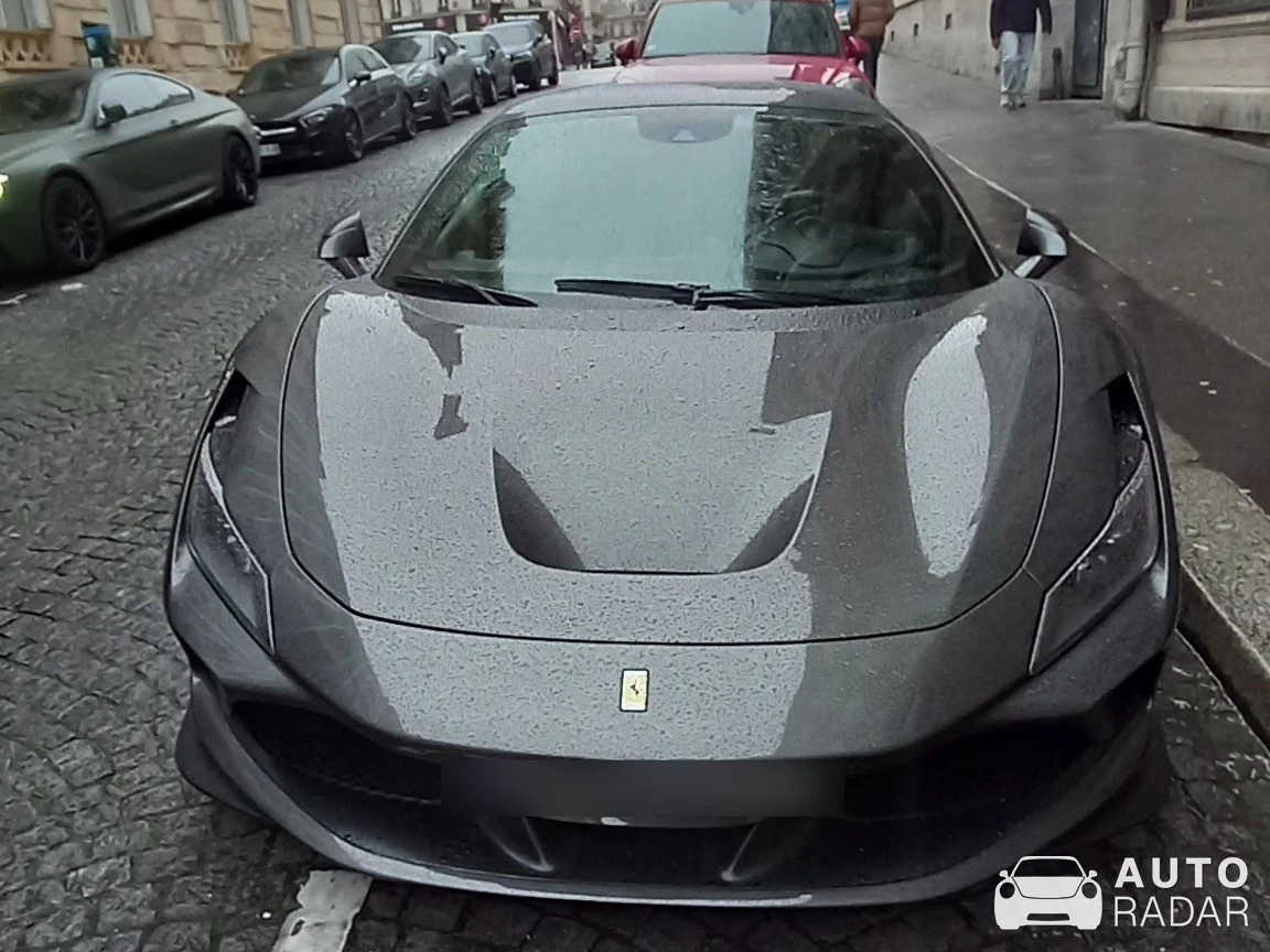 Ferrari F8 Tributo spotted in Paris, France