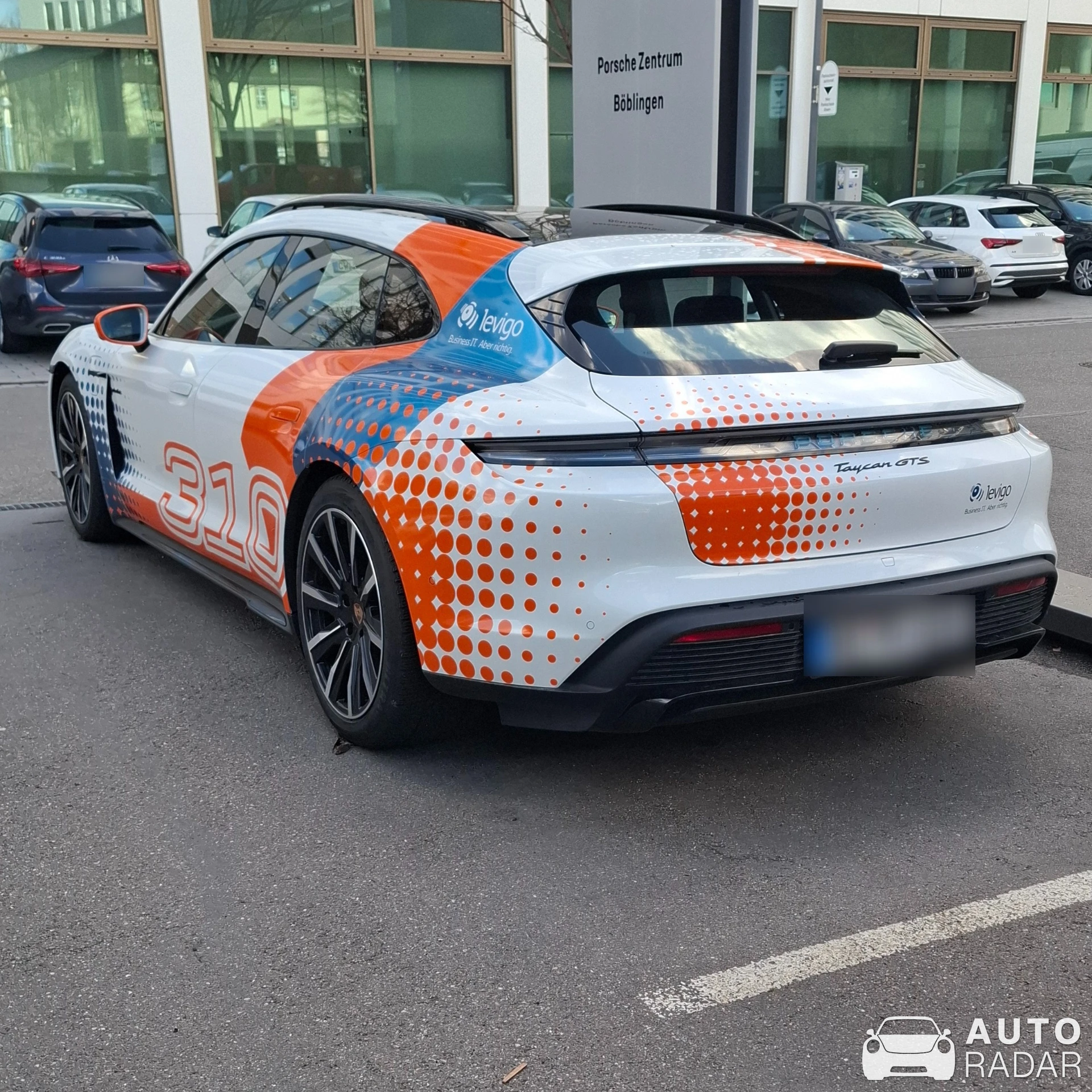 Porsche Taycan GTS Sport Turismo spotted in Böblingen