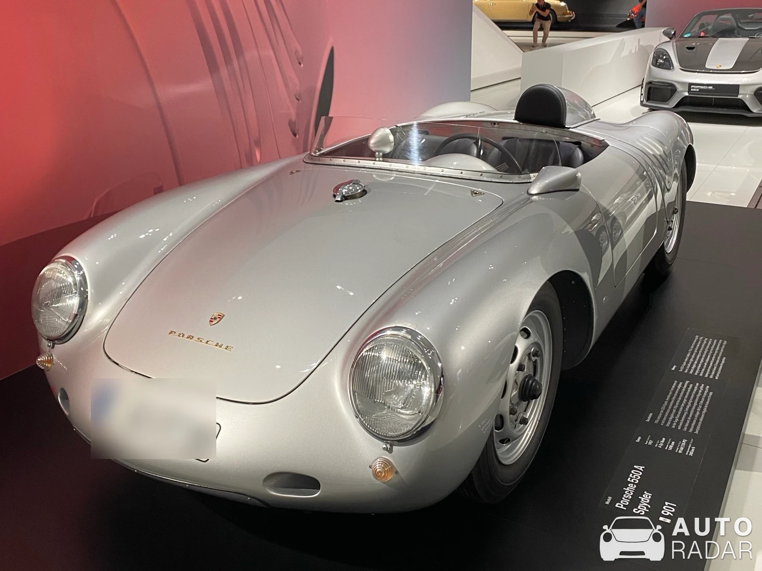 Porsche 550 Spyder spotted in Stuttgart, Vokietija