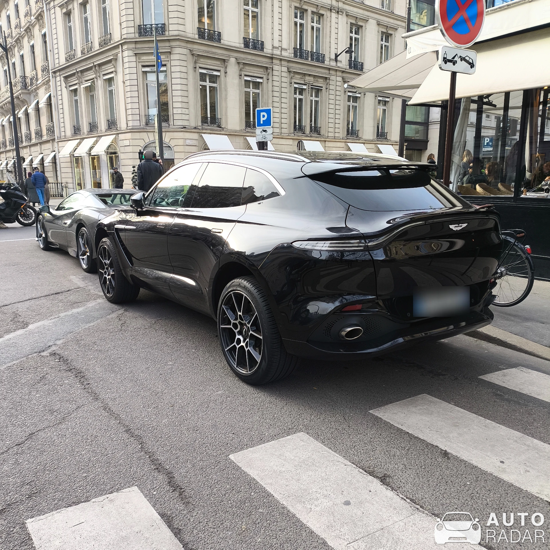Aston Martin DBX spotted in Paris, France