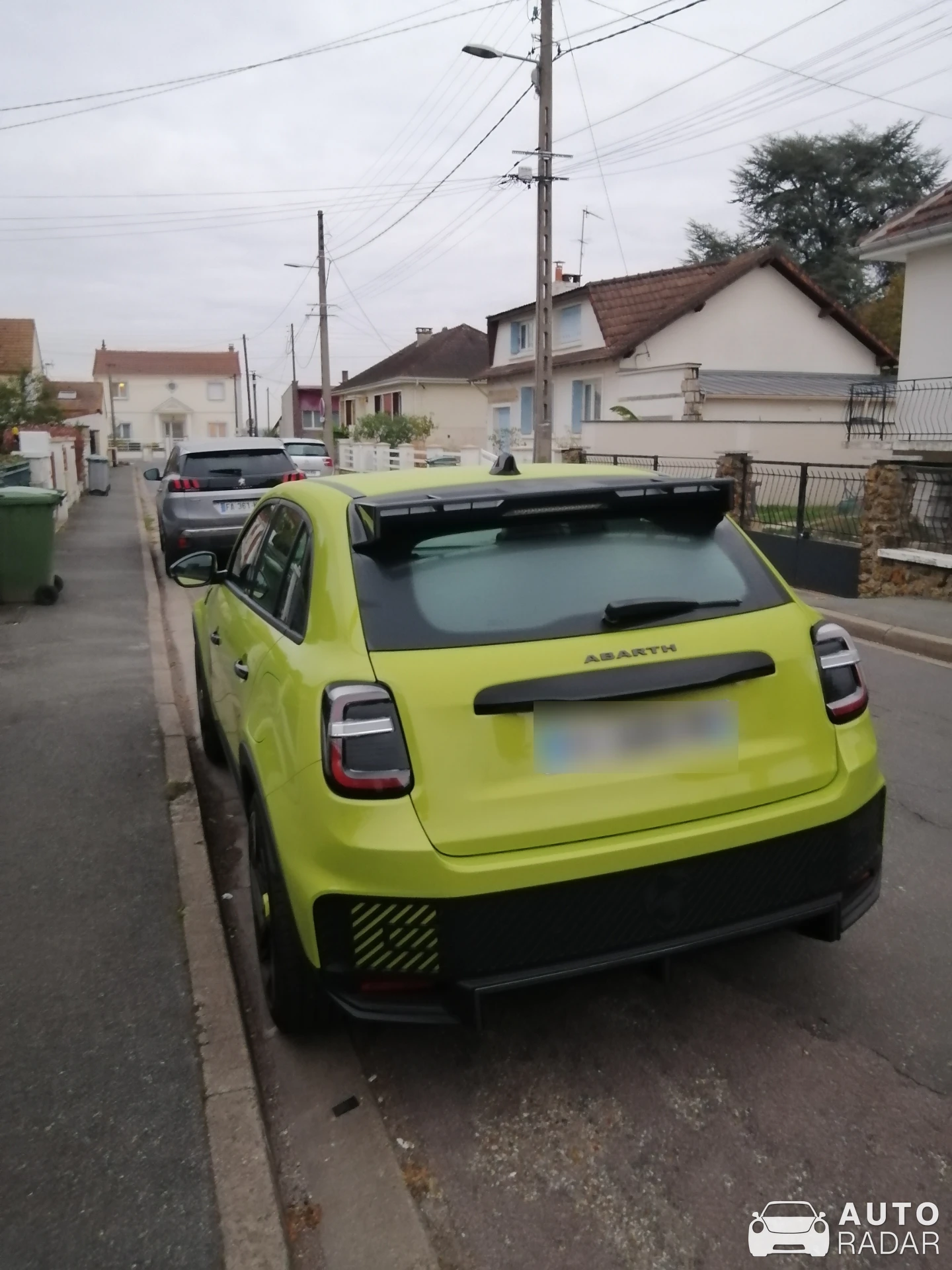 Abarth 600e spotted in Morangis