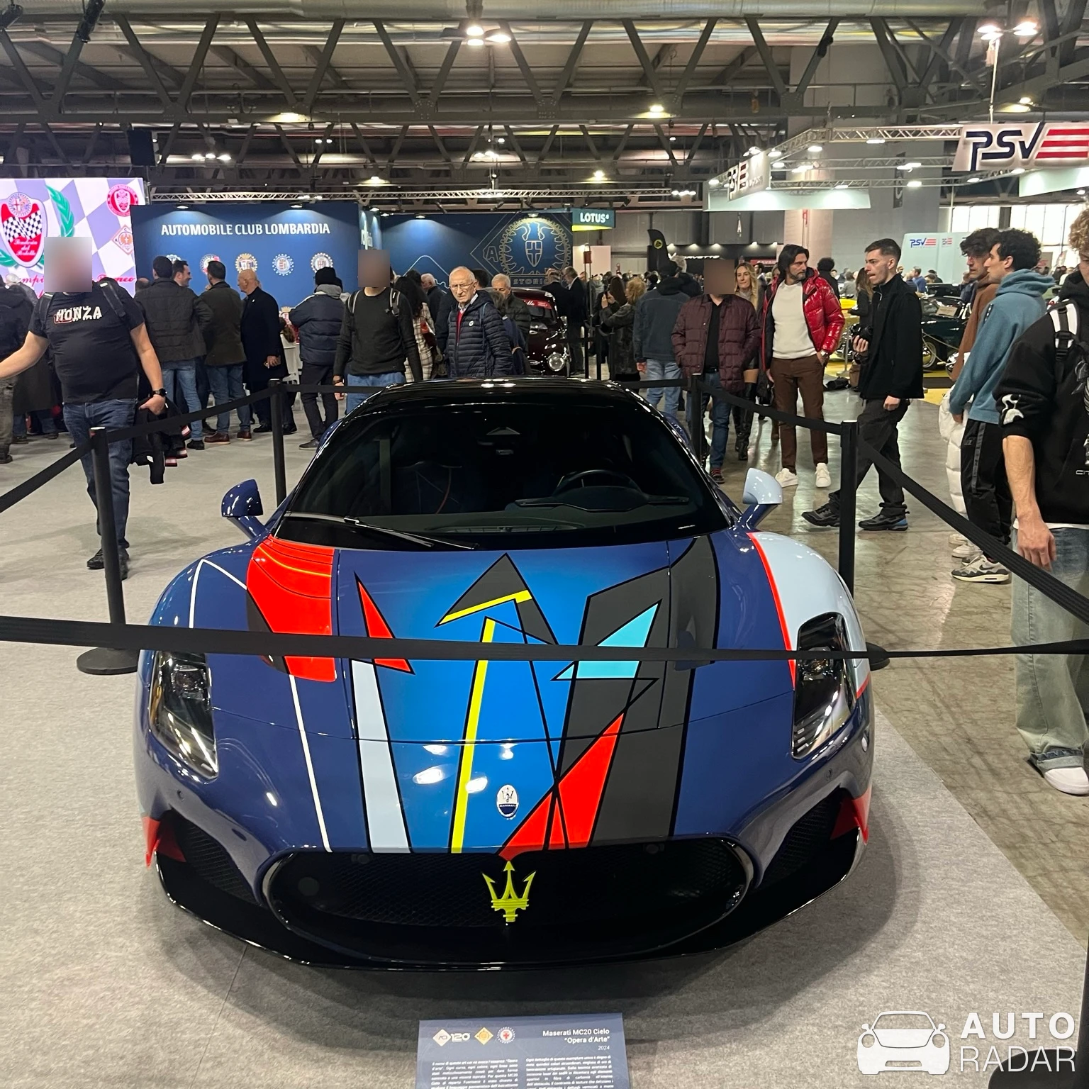 Maserati MC20 Cielo Opera d'Arte spotted in Rho
