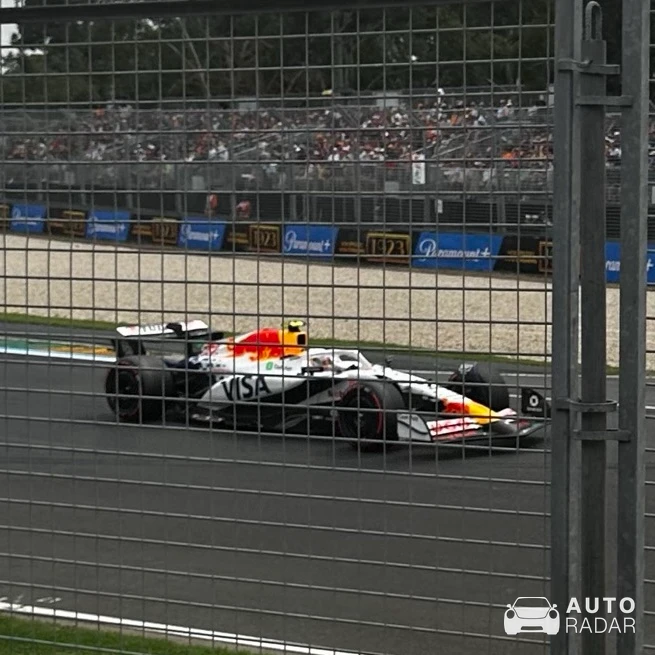 Racing Bulls VCARB 02 spotted in Albert Park
