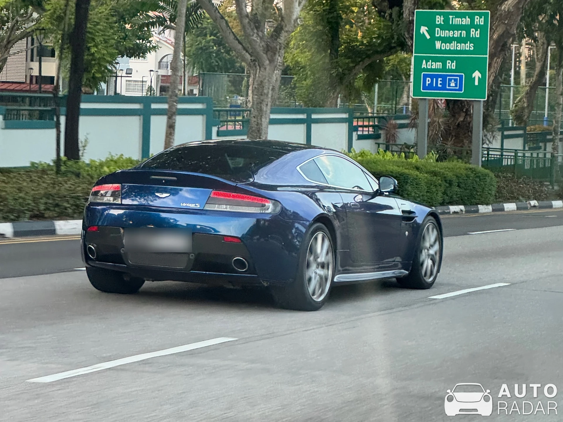Aston Martin V8 Vantage S spotted in Singapore