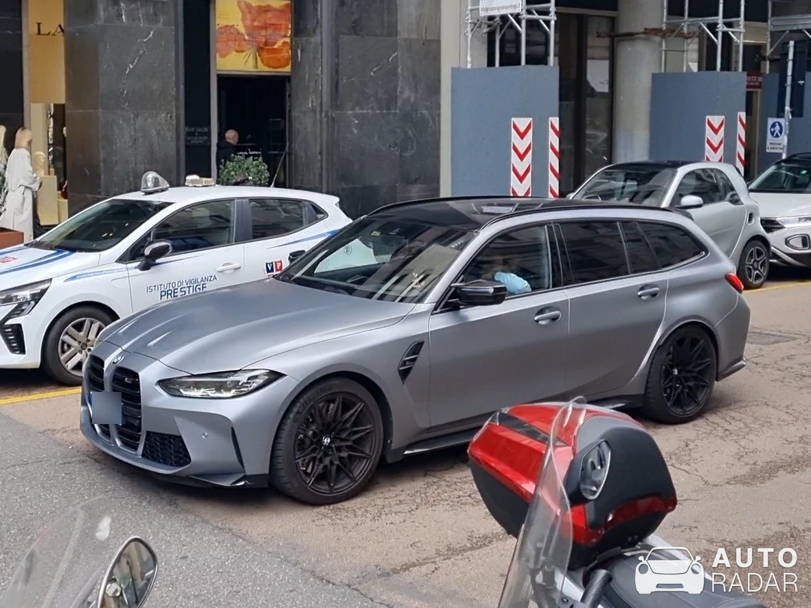 BMW M3 G81 Touring Competition spotted in Milano, Italia