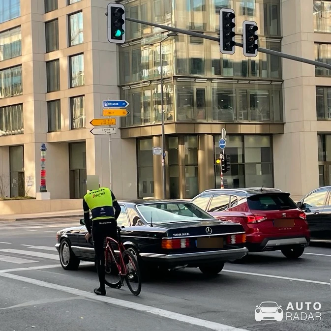Mercedes-Benz C126 spotted in Luxemburg