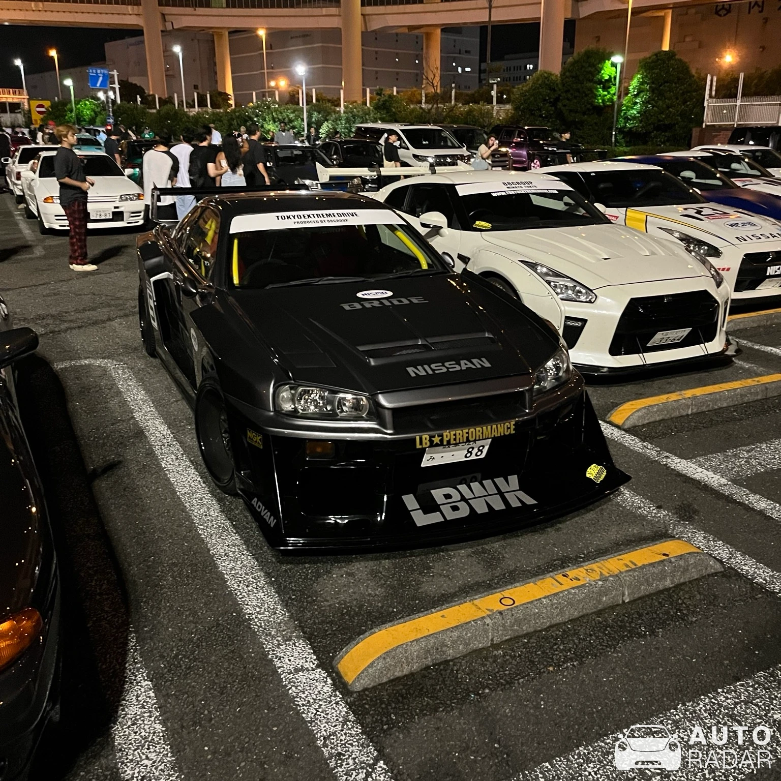 LB-Works R34 Super Silhouette Works Nissan Skyline spotted in Yokohama