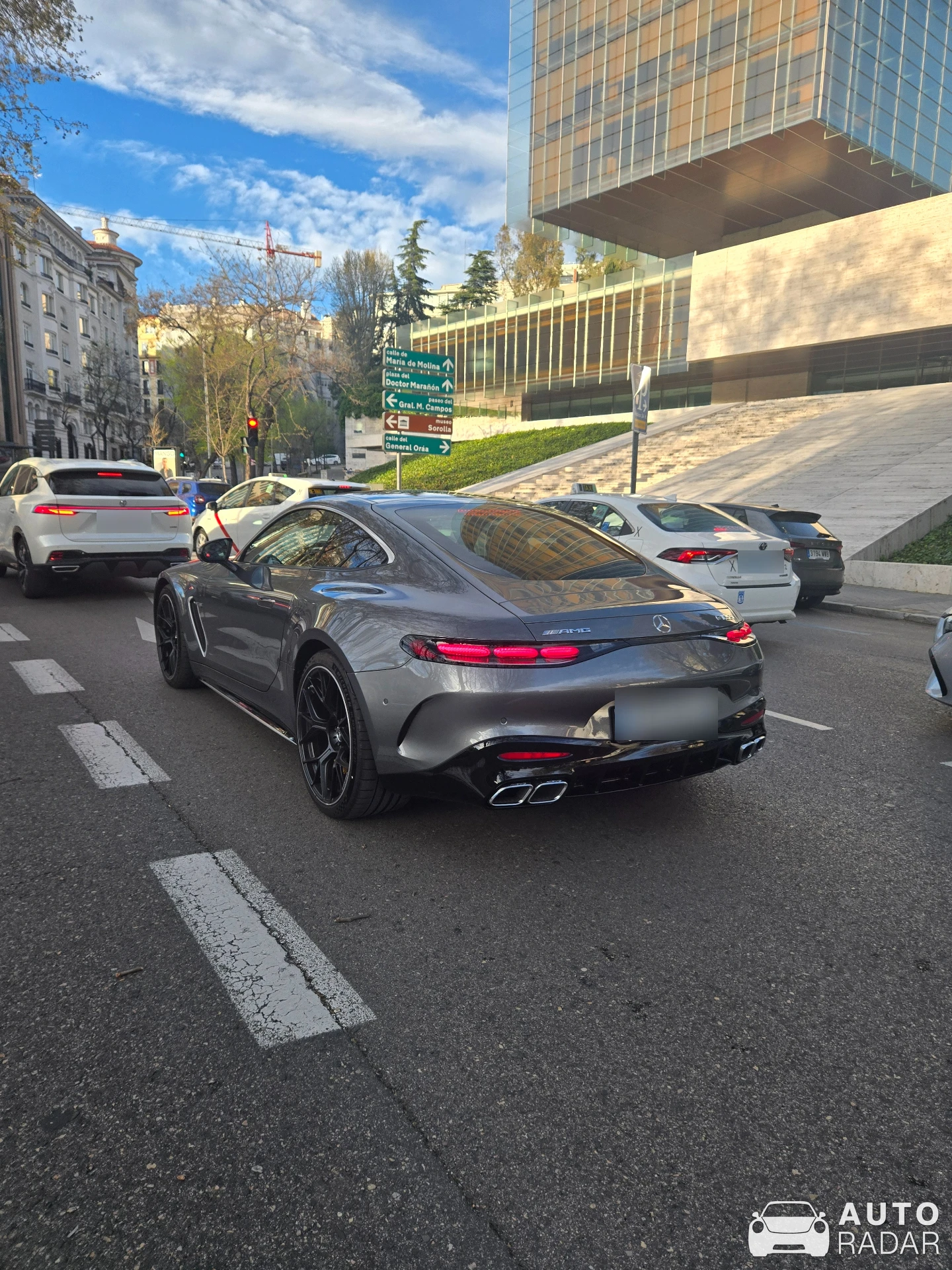 Mercedes-AMG GT 55 spotted in Madrid