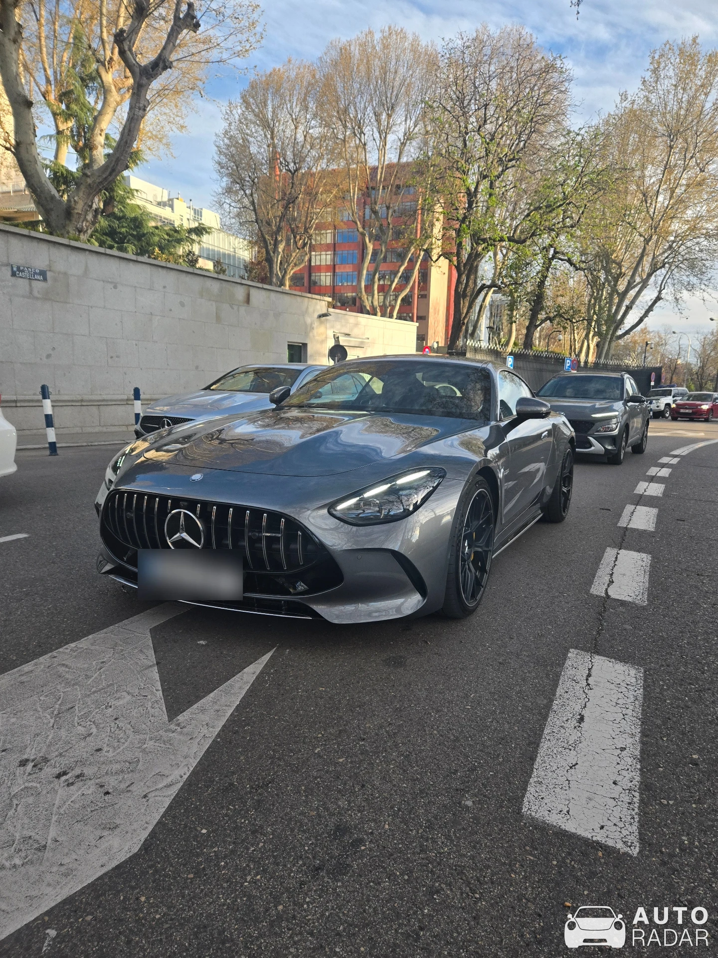 Mercedes-AMG GT 55 C192 spotted in Madrid, Spain