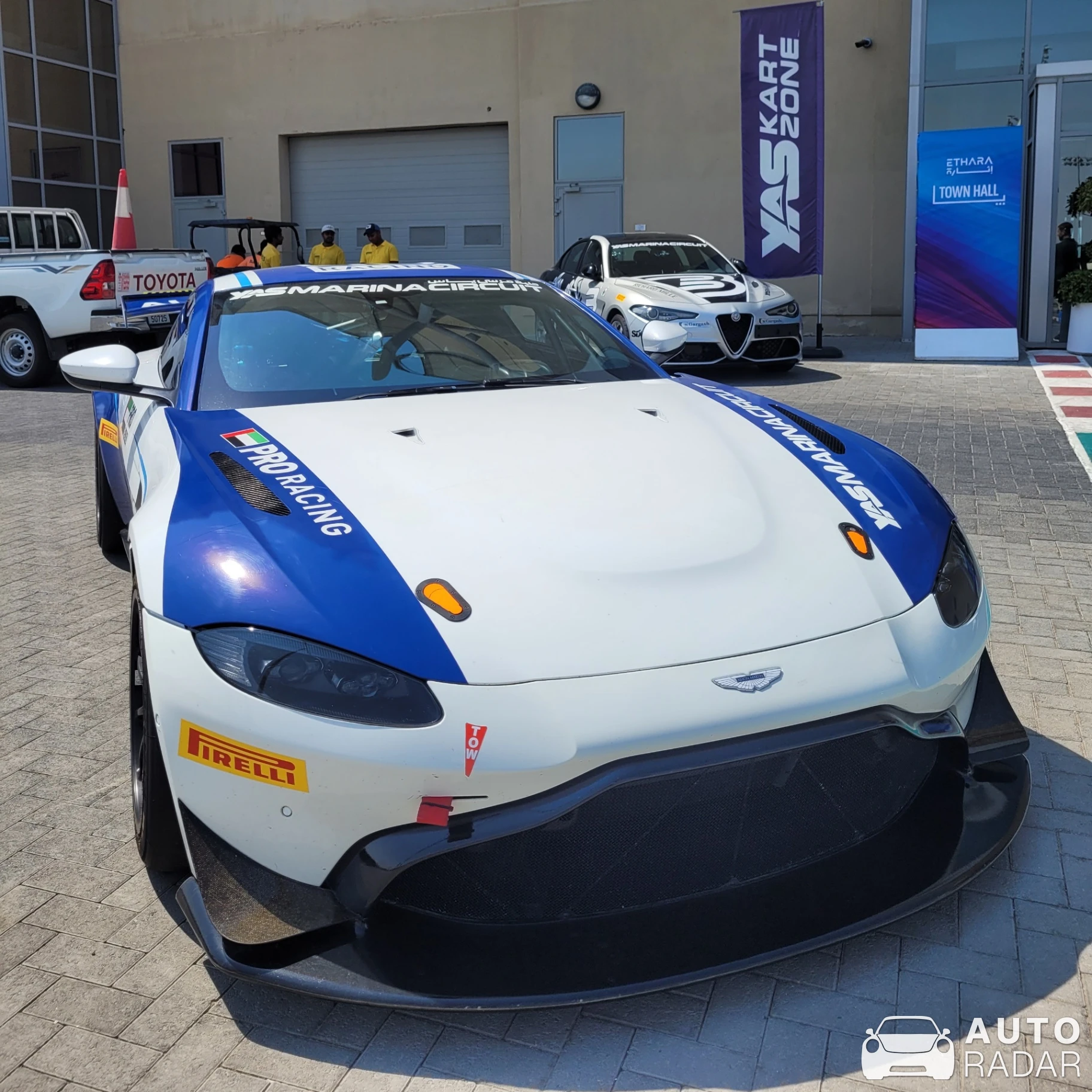 Aston Martin V8 Vantage GT4 spotted in Abu Dhabi, United Arab Emirates