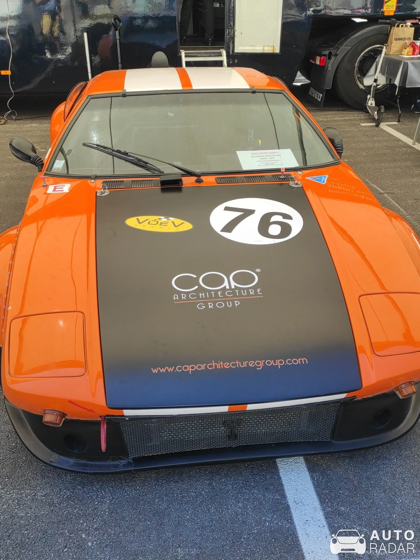 De Tomaso Pantera GT/4 spotted in Le Castellet