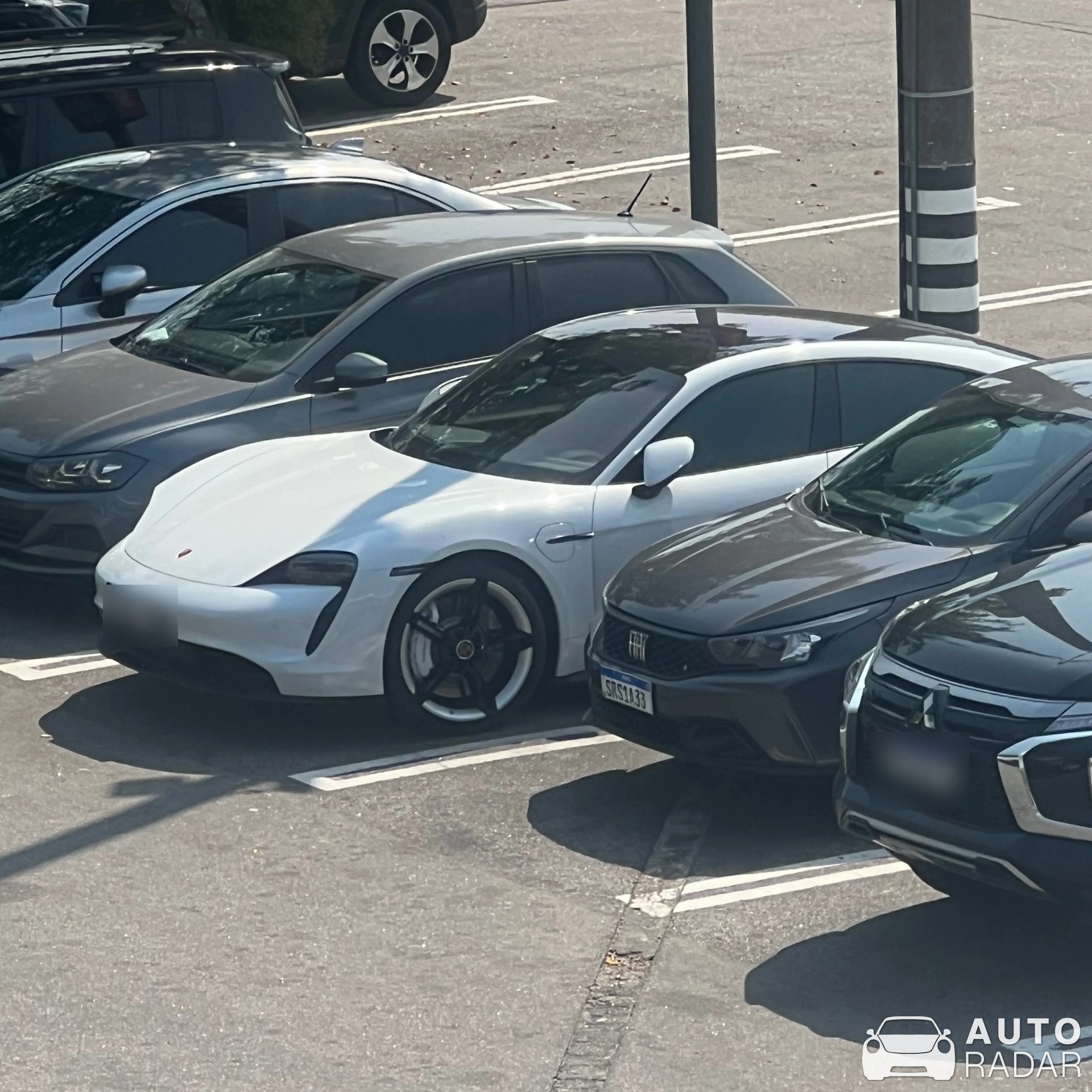 Porsche Taycan GTS spotted in Barra da Tijuca, Brazil