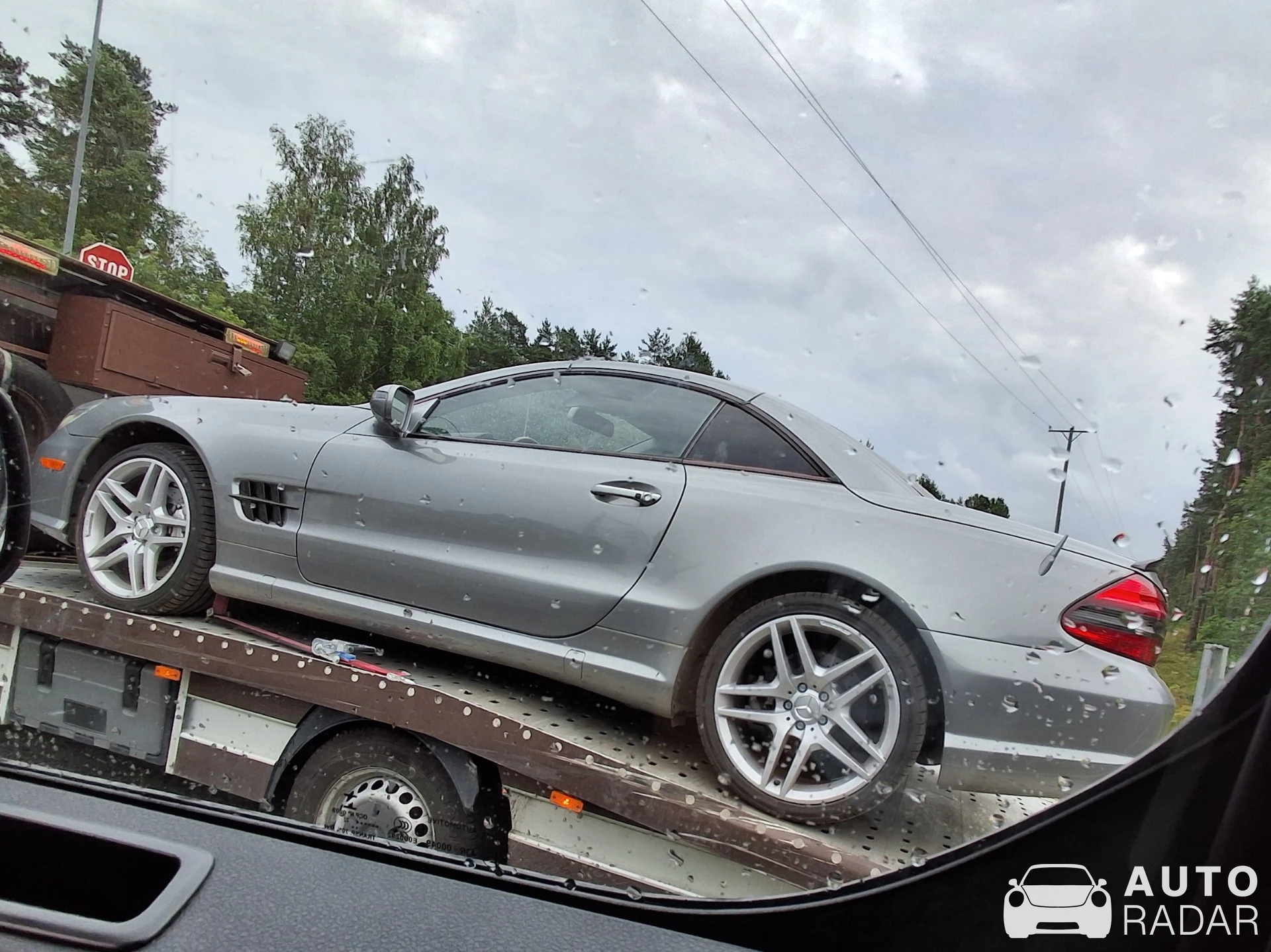 Mercedes-AMG SL 550 spotted in Garkalne