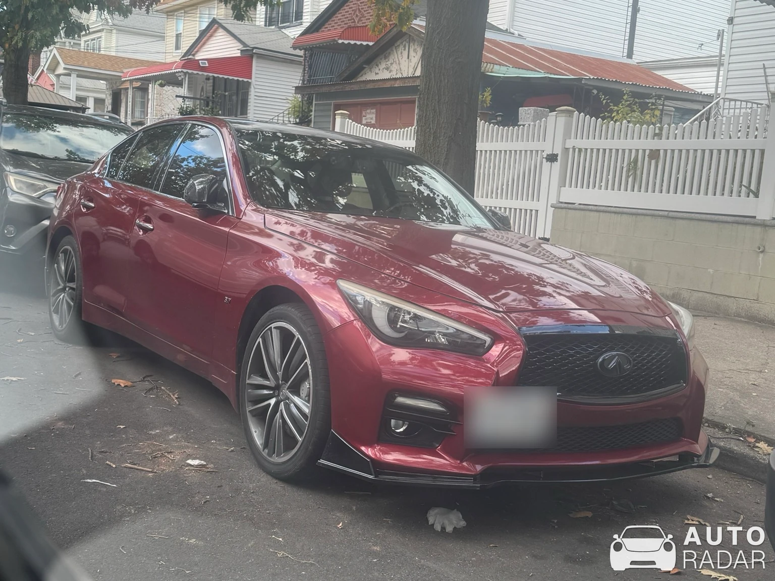 Infiniti Q50 Red Sport 400 spotted