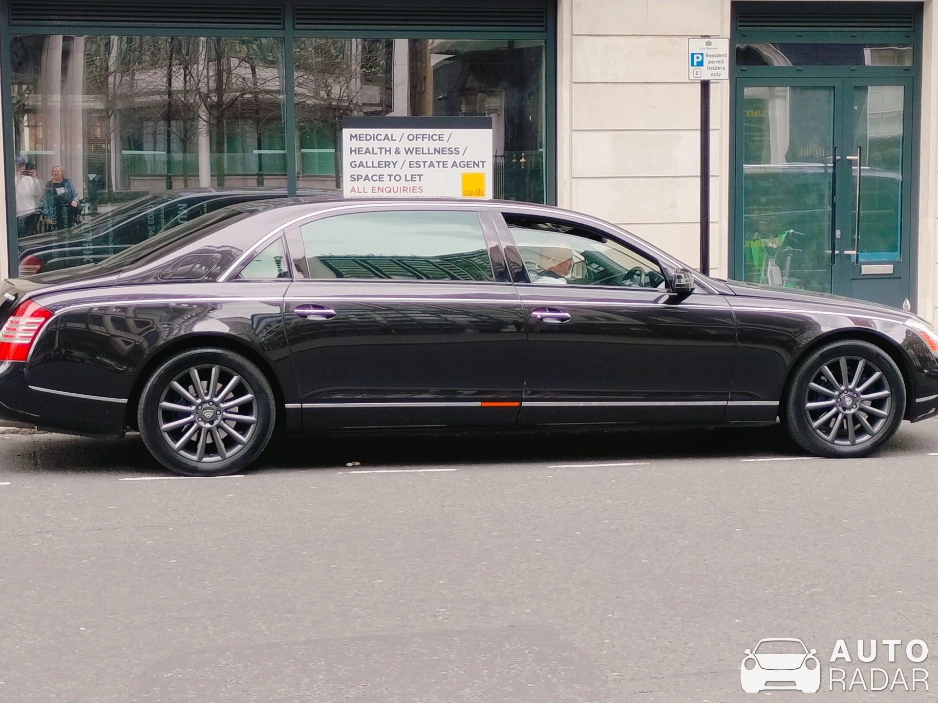 Maybach 62 S spotted in London