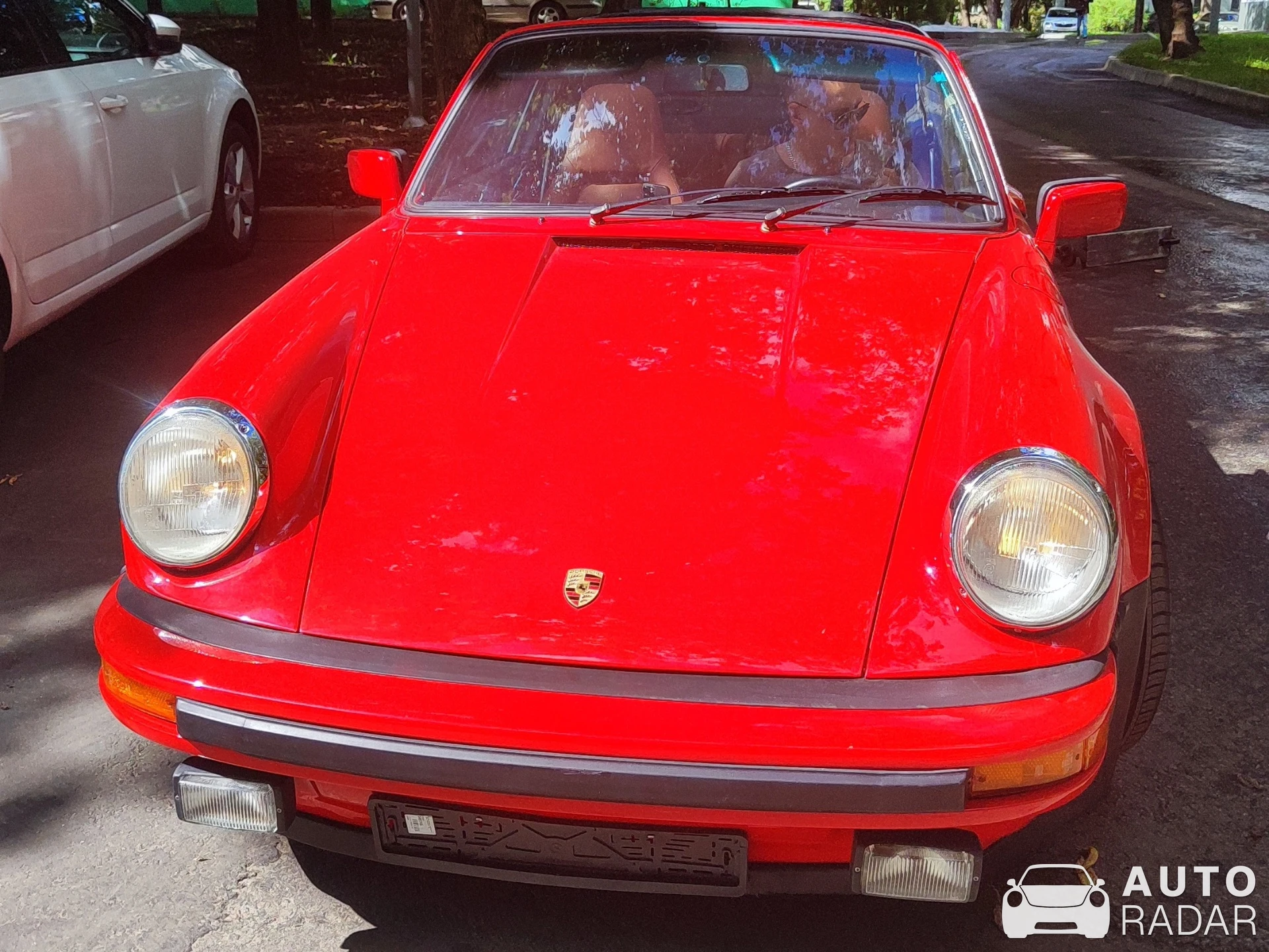 Porsche 930 Turbo Flachbau Cabriolet spotted in Moskva, Russia