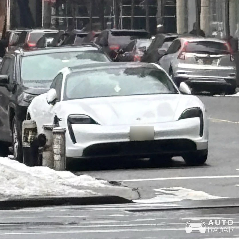 Porsche Taycan spotted in Queens, United States