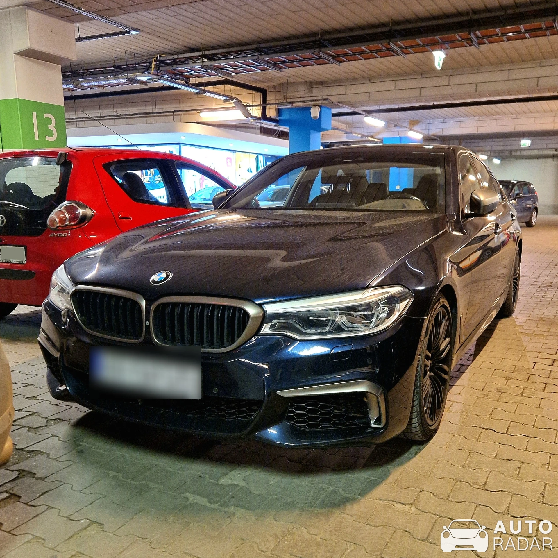 BMW 5 Series M550i G30 spotted in Kraków, Poland