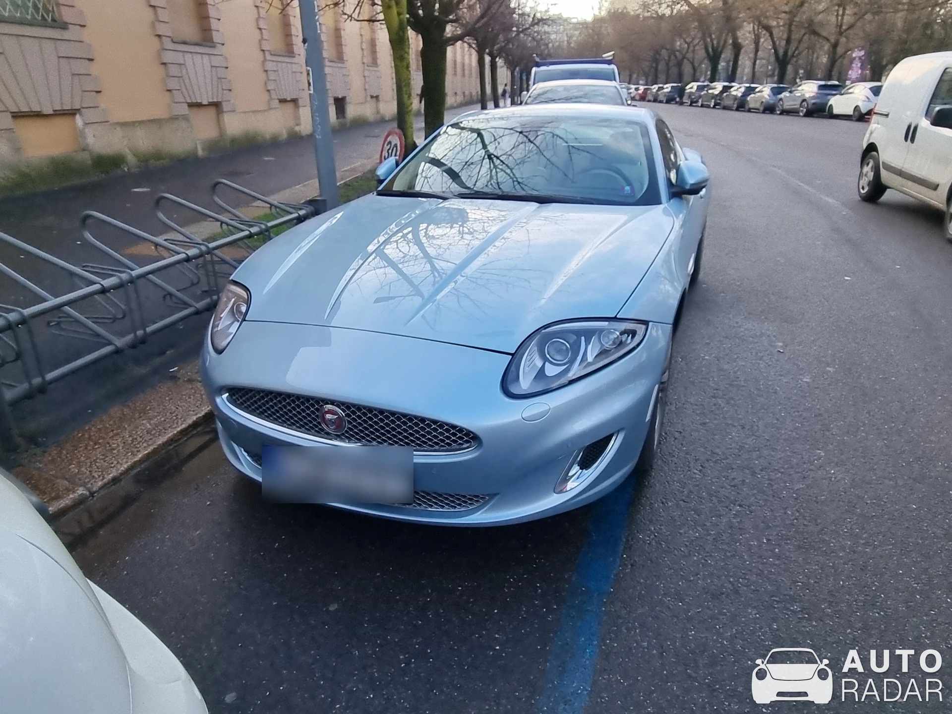 Jaguar XK spotted in Milano, Italy