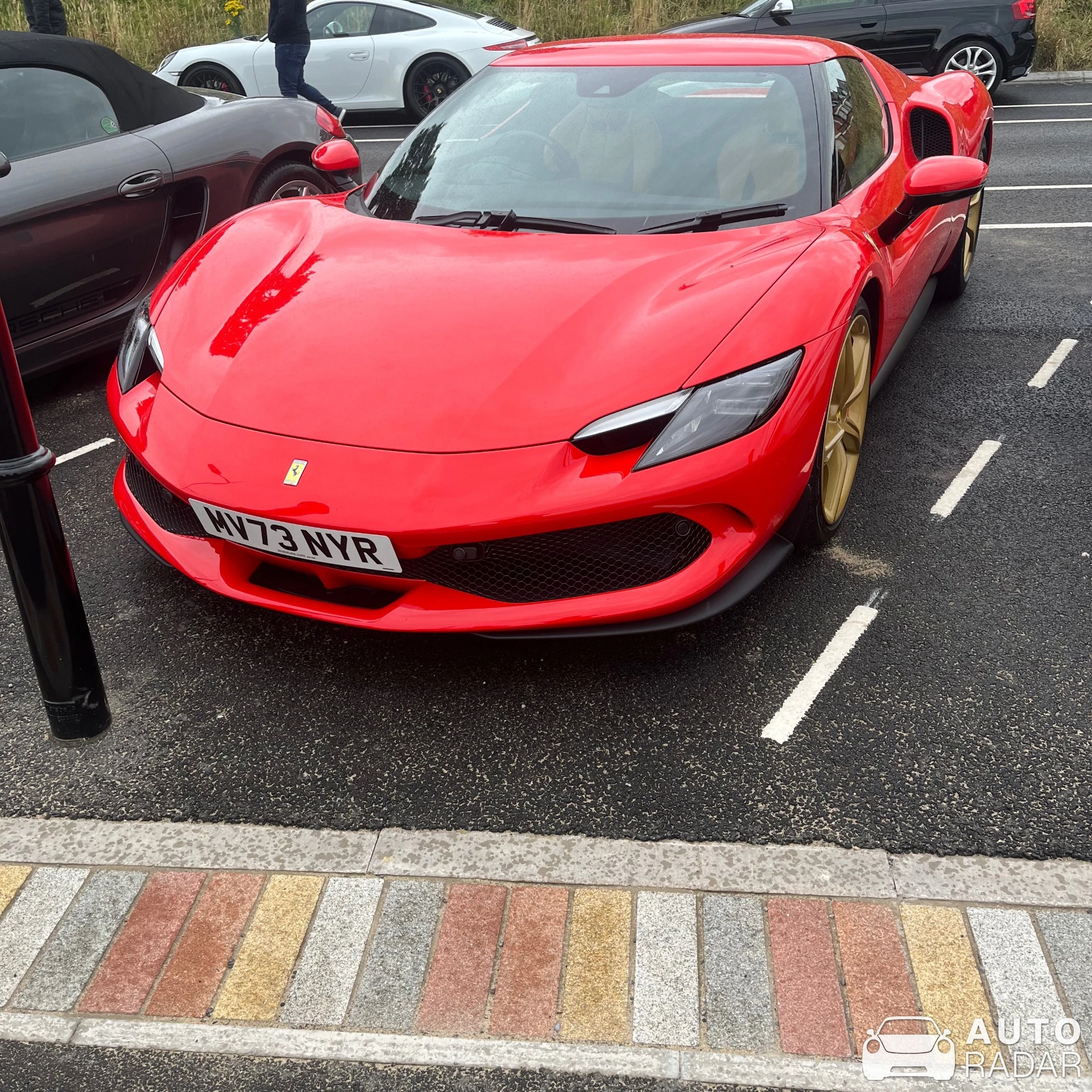 Ferrari F8 Tributo spotted in Rhos on Sea, United Kingdom