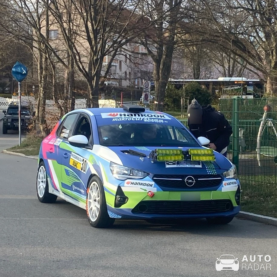 Opel Corsa Rally4 spotted in Stollberg/Erzgebirge