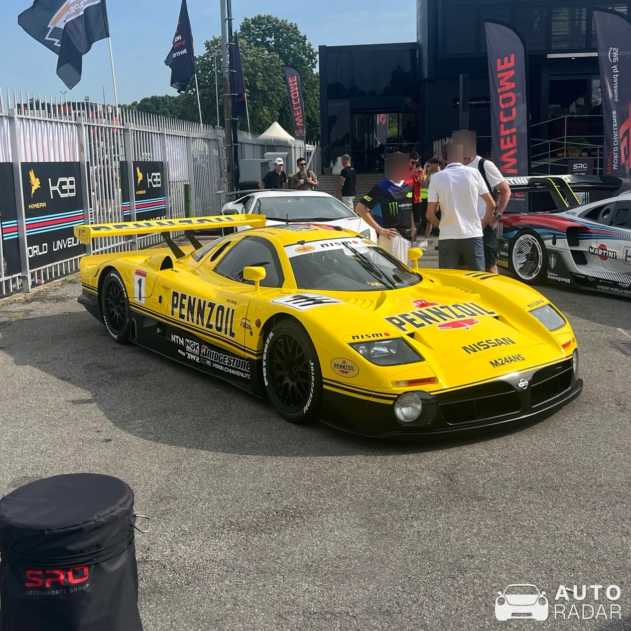 Nissan R390 spotted in Monza