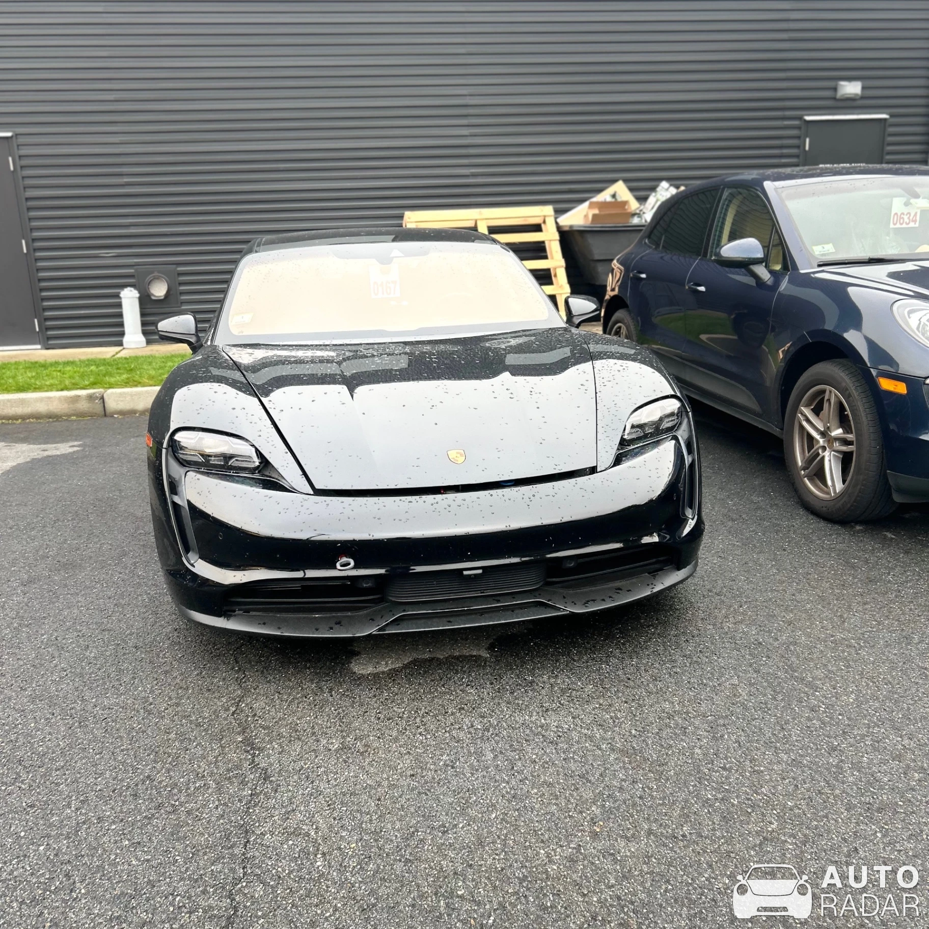 Porsche Taycan spotted in Westwood, United States