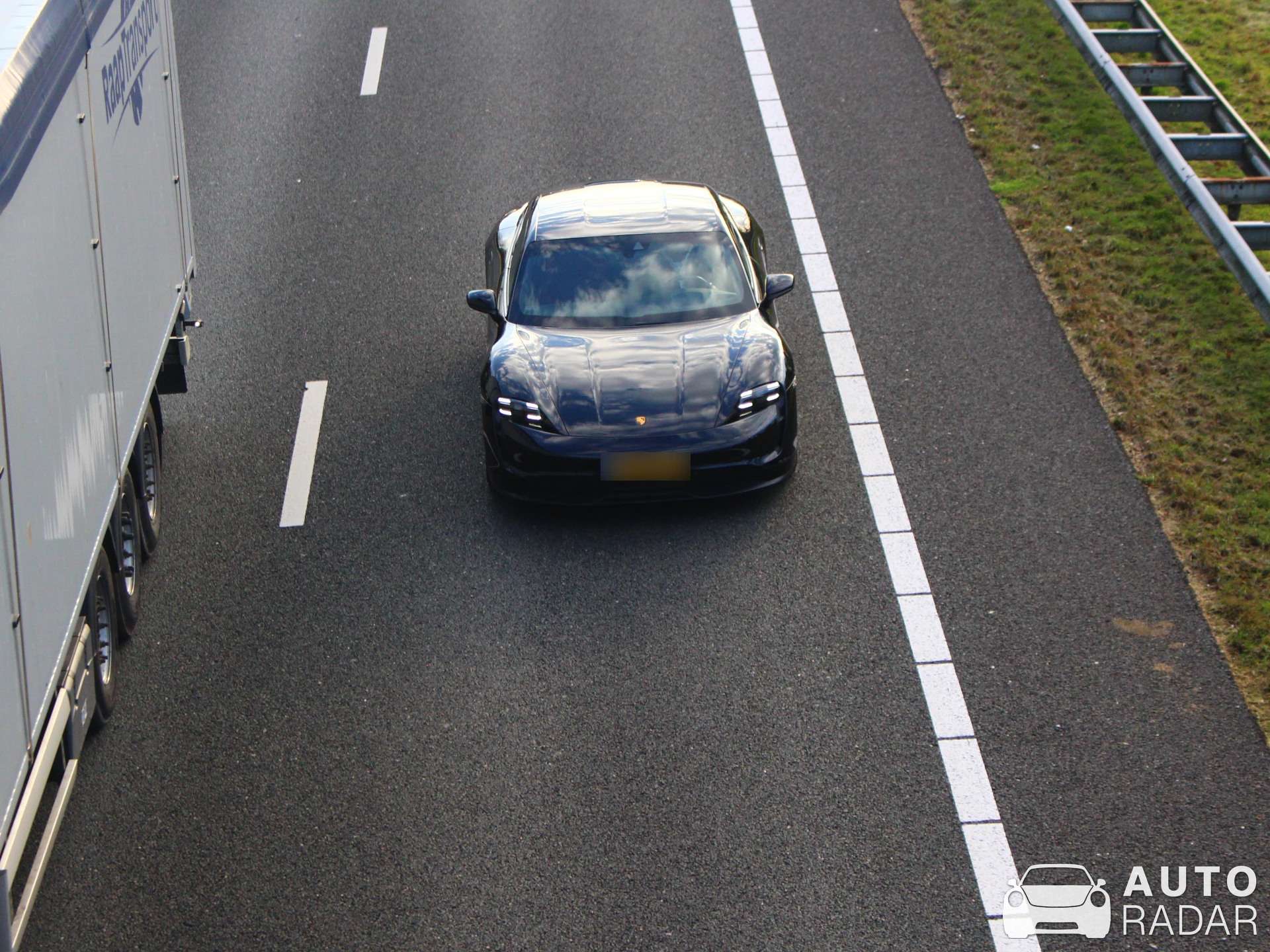 Porsche Taycan Turbo S spotted in Hengelo, Netherlands