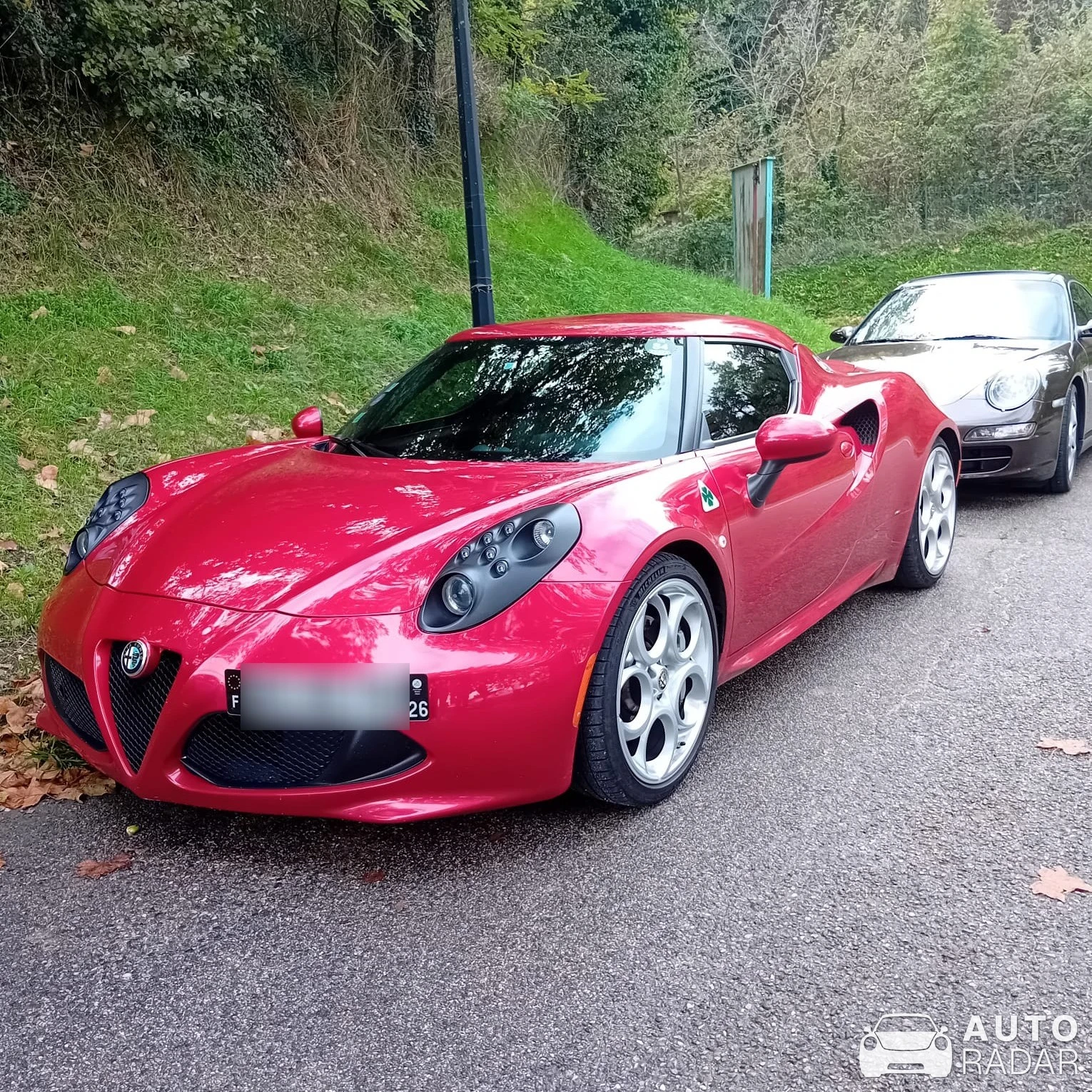 Alfa Romeo 4C Coupé spotted in Eurre, France