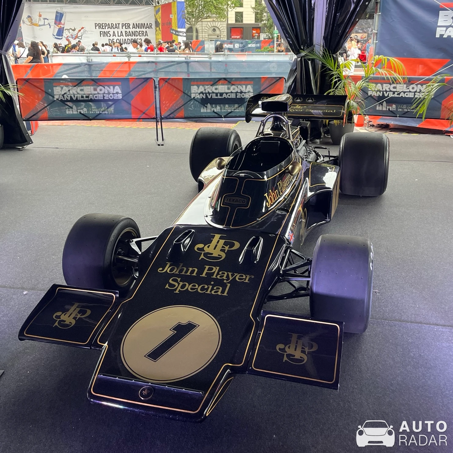 Lotus 72 spotted in Barcelona