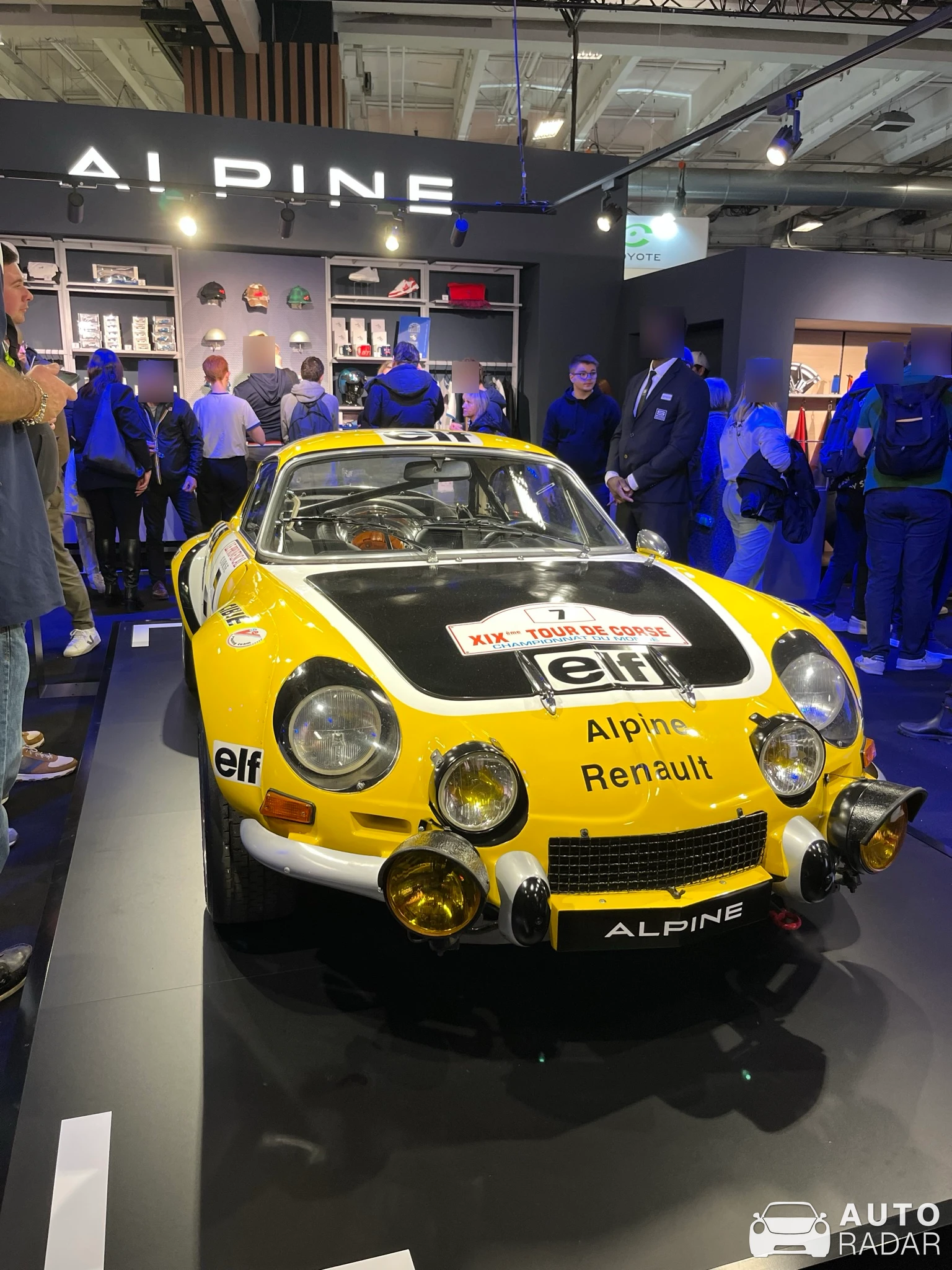 Alpine A110 Tour de Corse 75 spotted in Paris