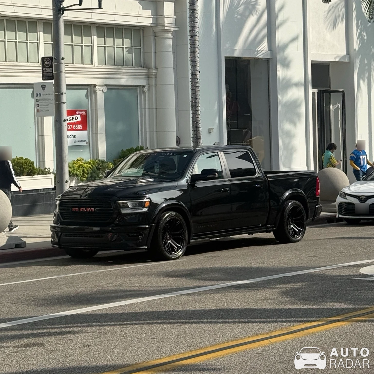 Dodge RAM 1500 Black Widow spotted in Beverly Hills, United States