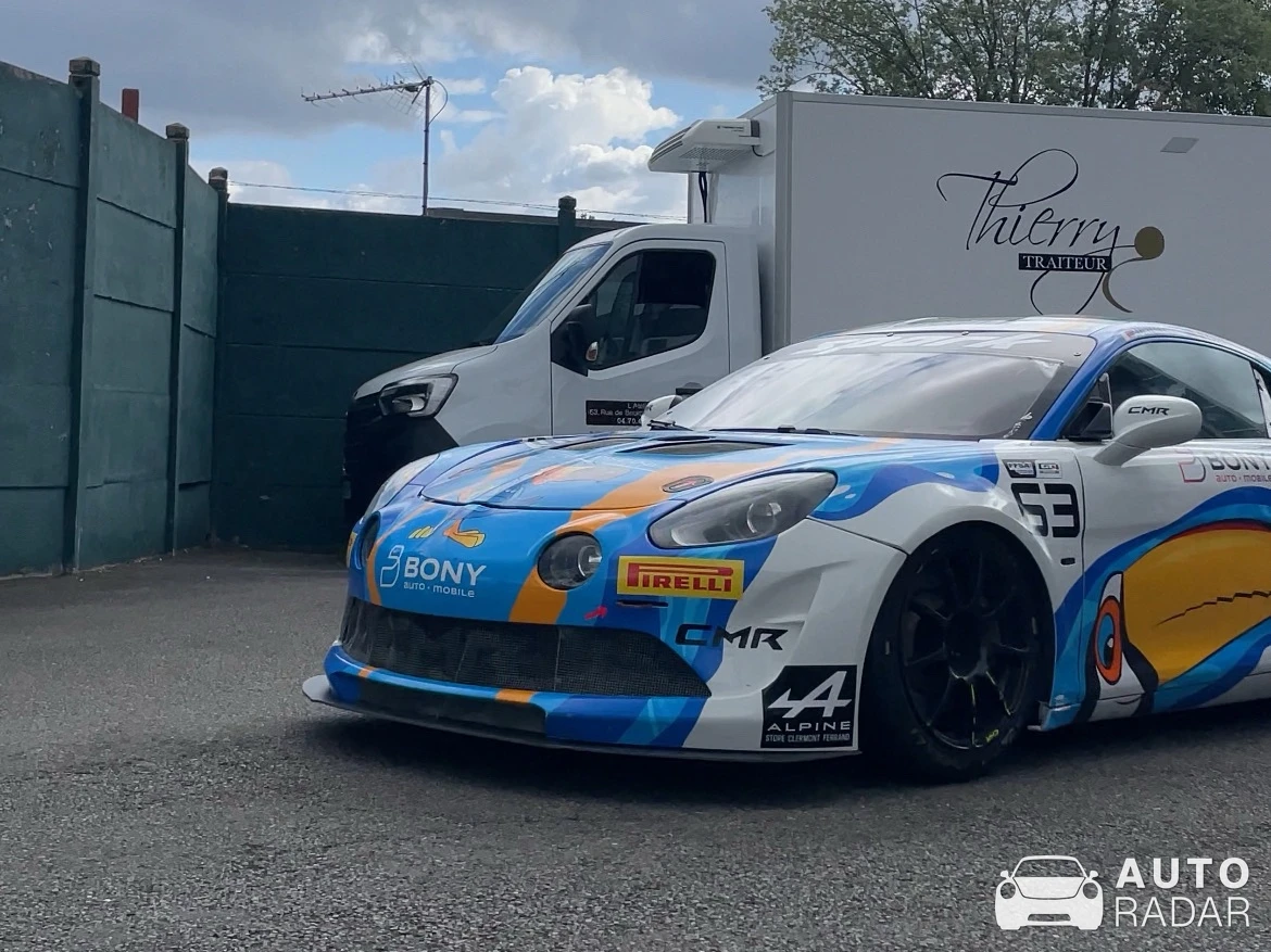 Alpine A110 Cup spotted in Magny-Cours