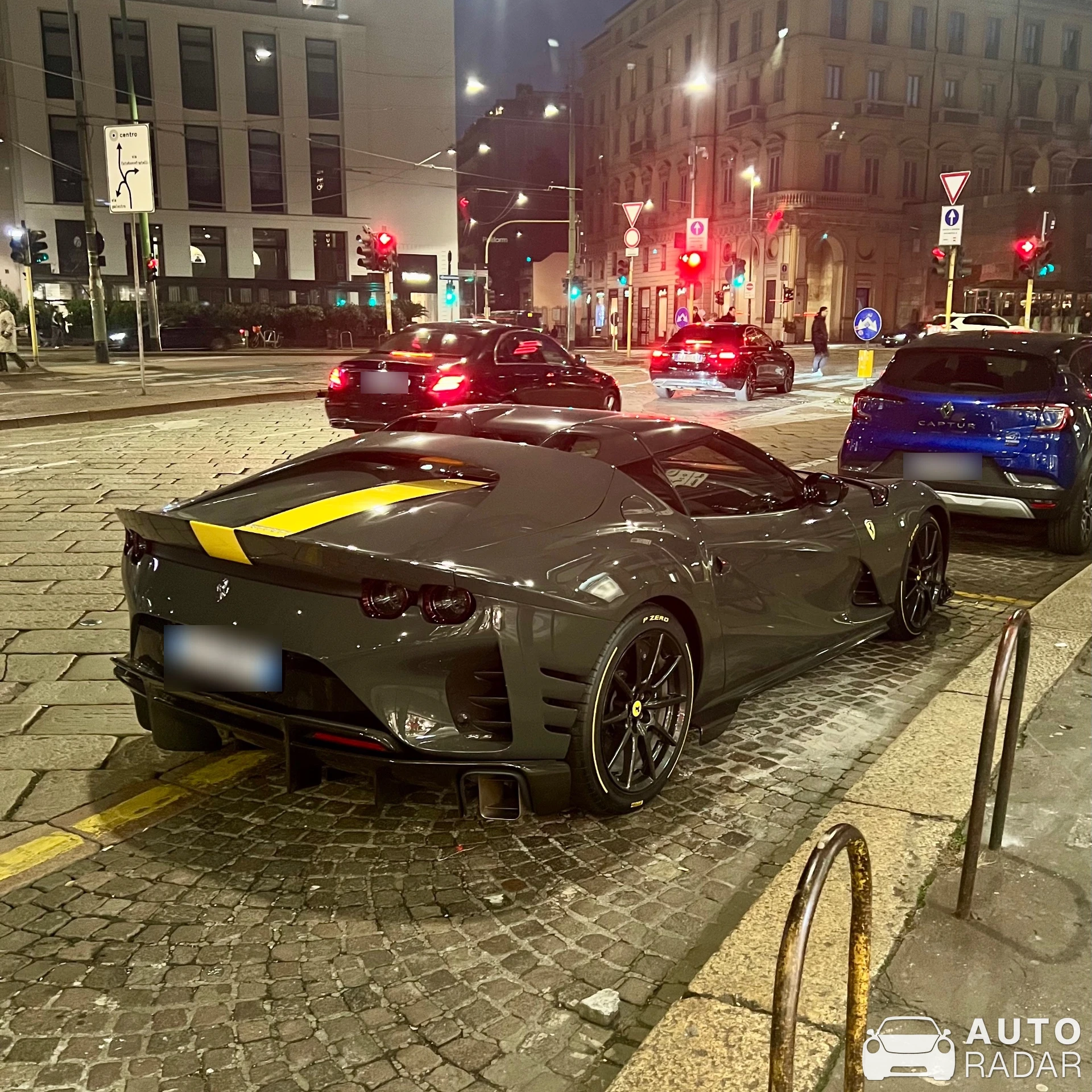 Ferrari 812 Competizione A spotted in Milano, Italy