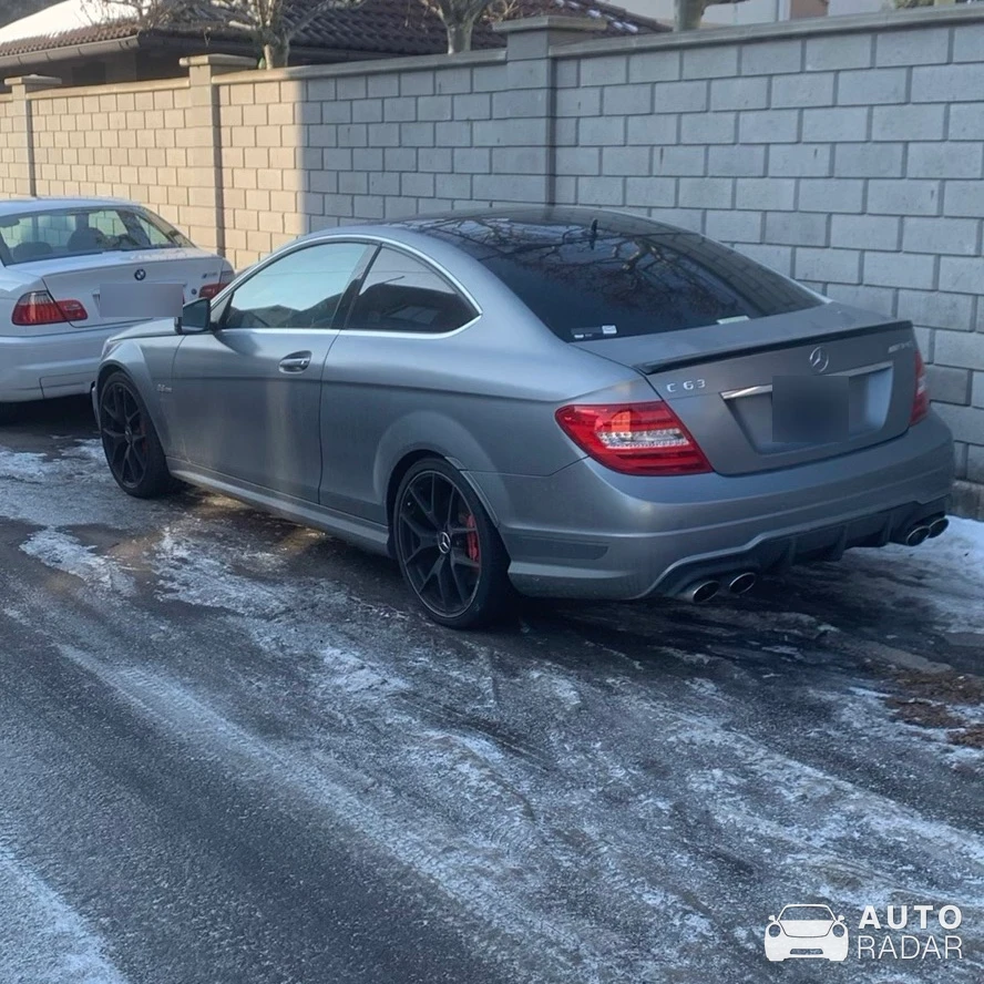 Mercedes-AMG C 63 Coupé W204 spotted in Vyšné Opátske, Slovensko