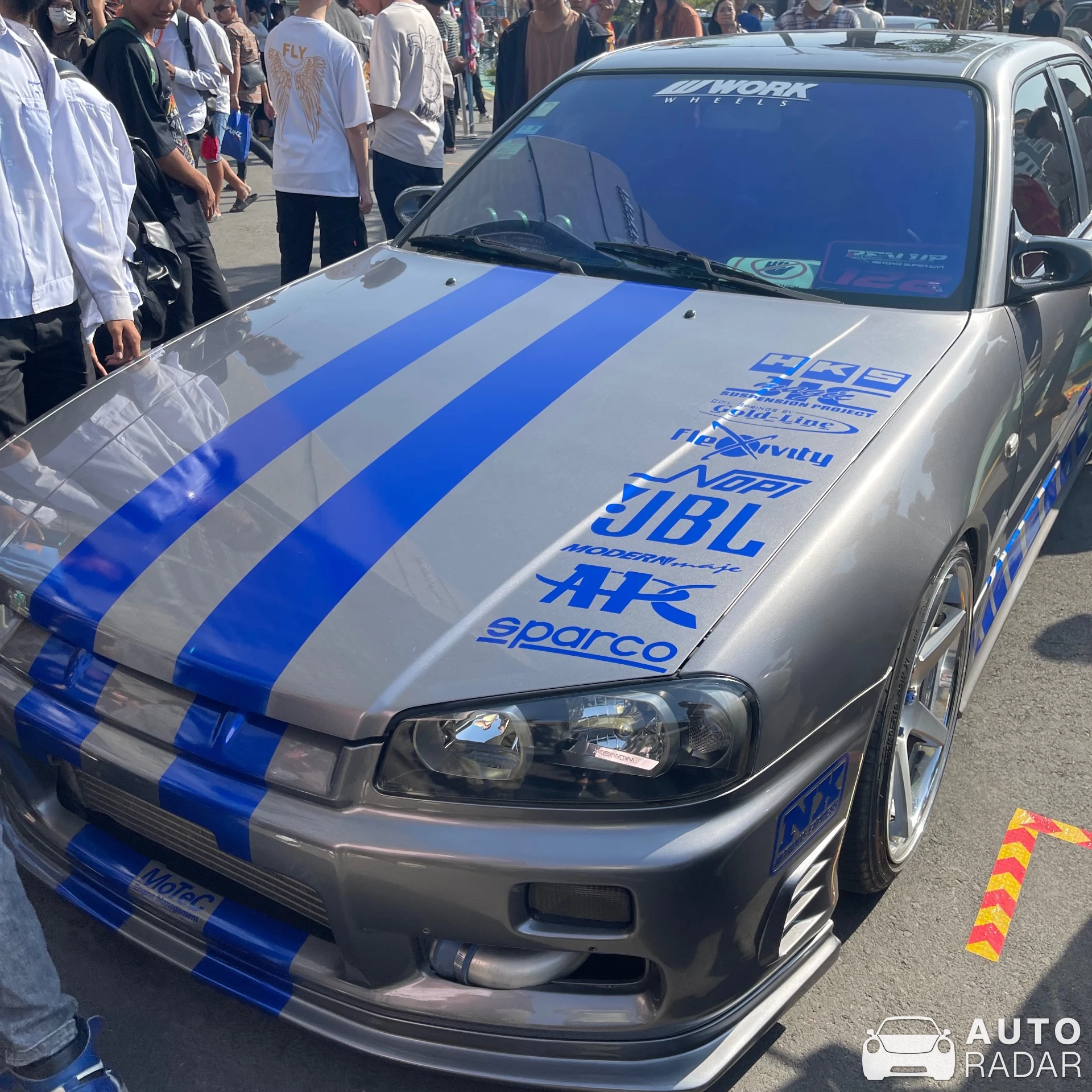 Nissan Skyline R34 GT-R spotted in Phnom Penh, Cambodia