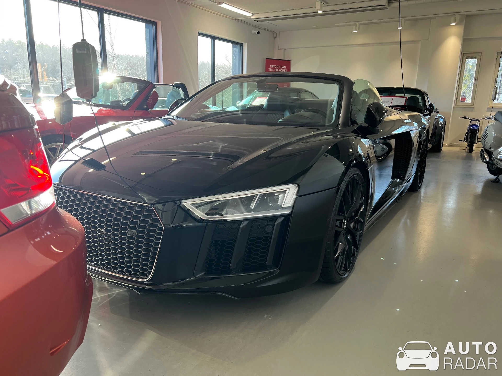 Audi R8 V10 Spyder 2016 spotted