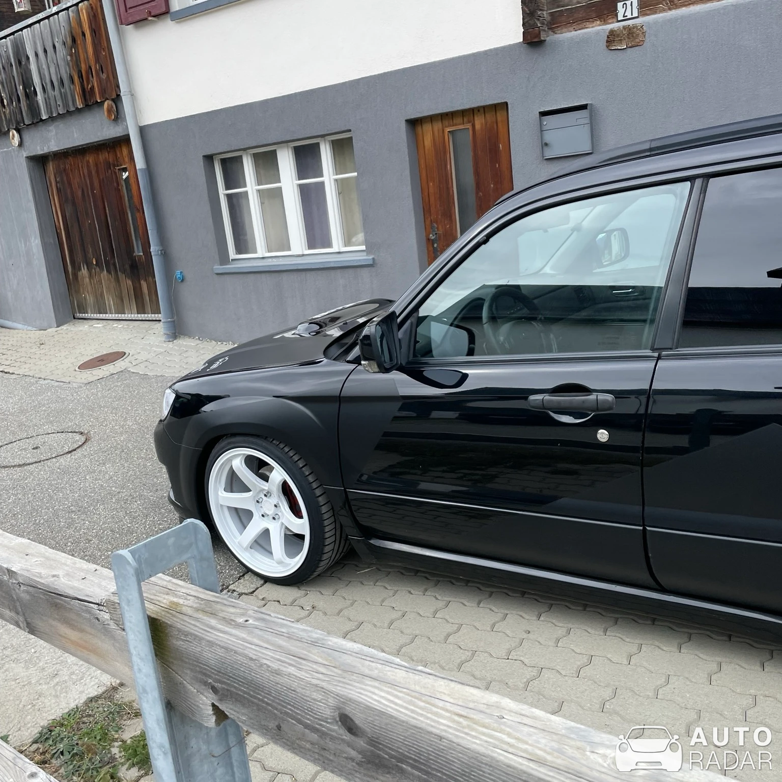 Subaru Forester SG9 STI spotted in Disentis/Mustér