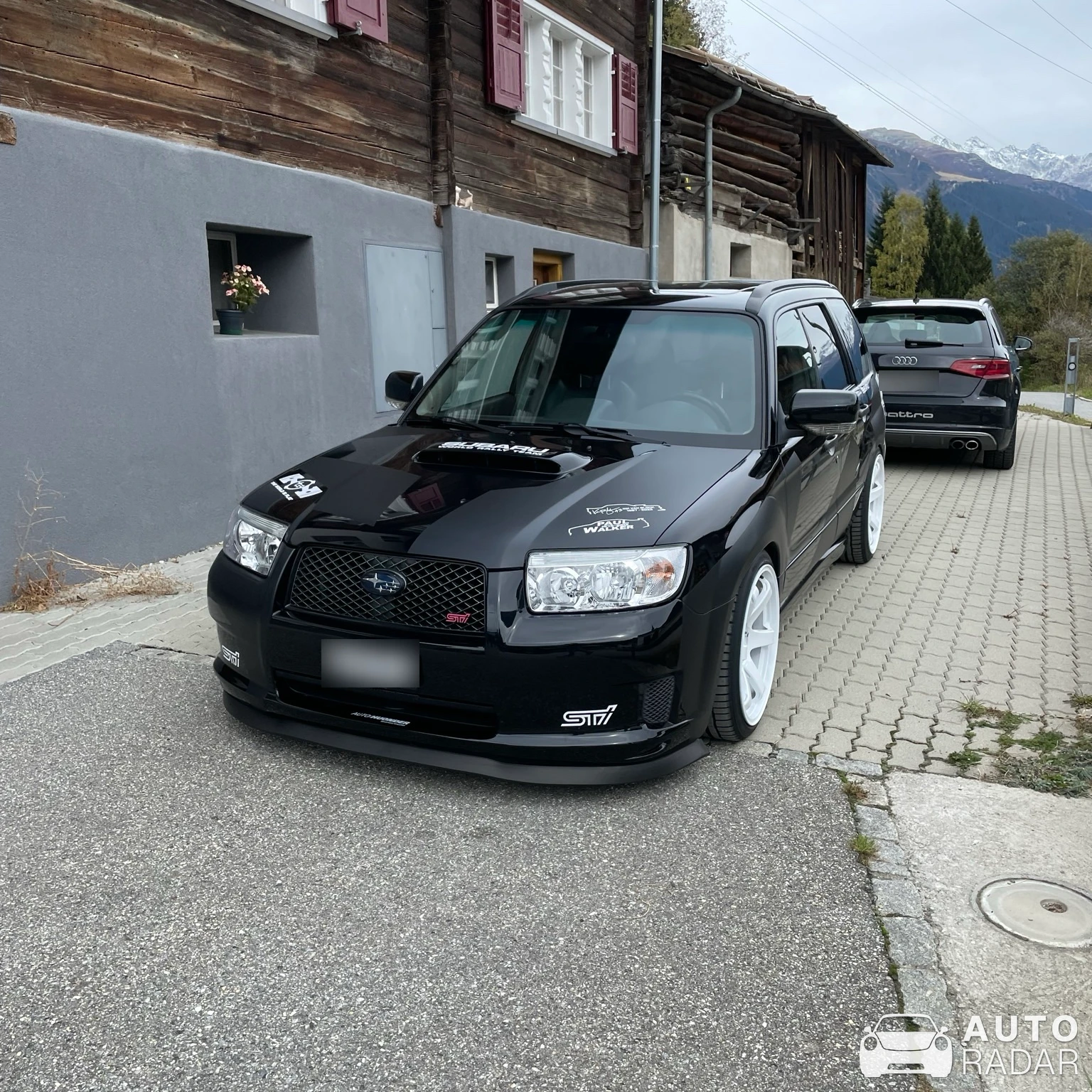 Subaru Forester SG9 STI spotted in Disentis/Mustér, Schweiz