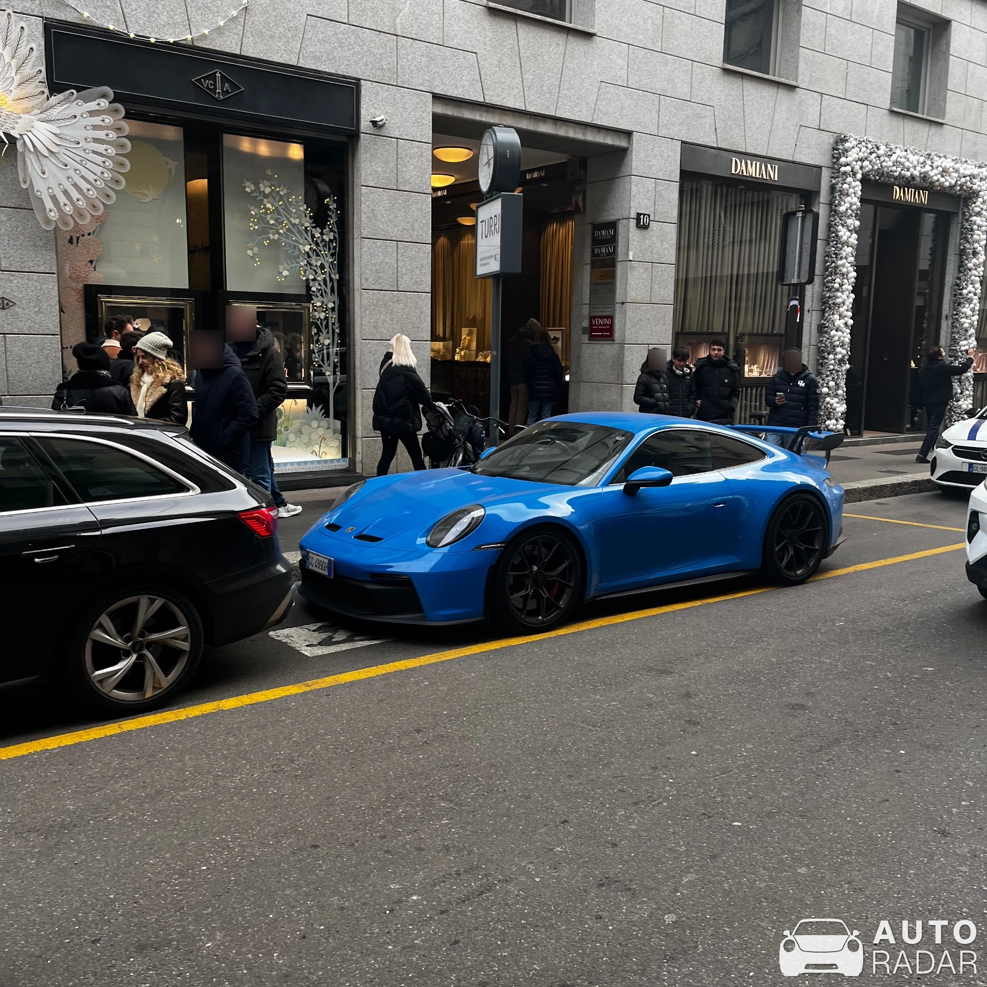 Porsche 992 GT3 MkI spotted in Milano, Italy