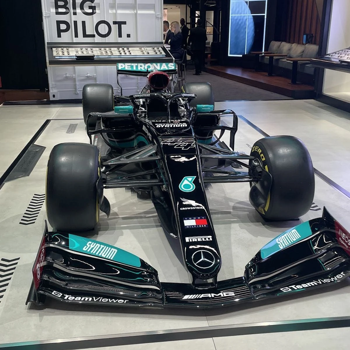 Mercedes-AMG F1 W12 EQ Power+ spotted in Dubai