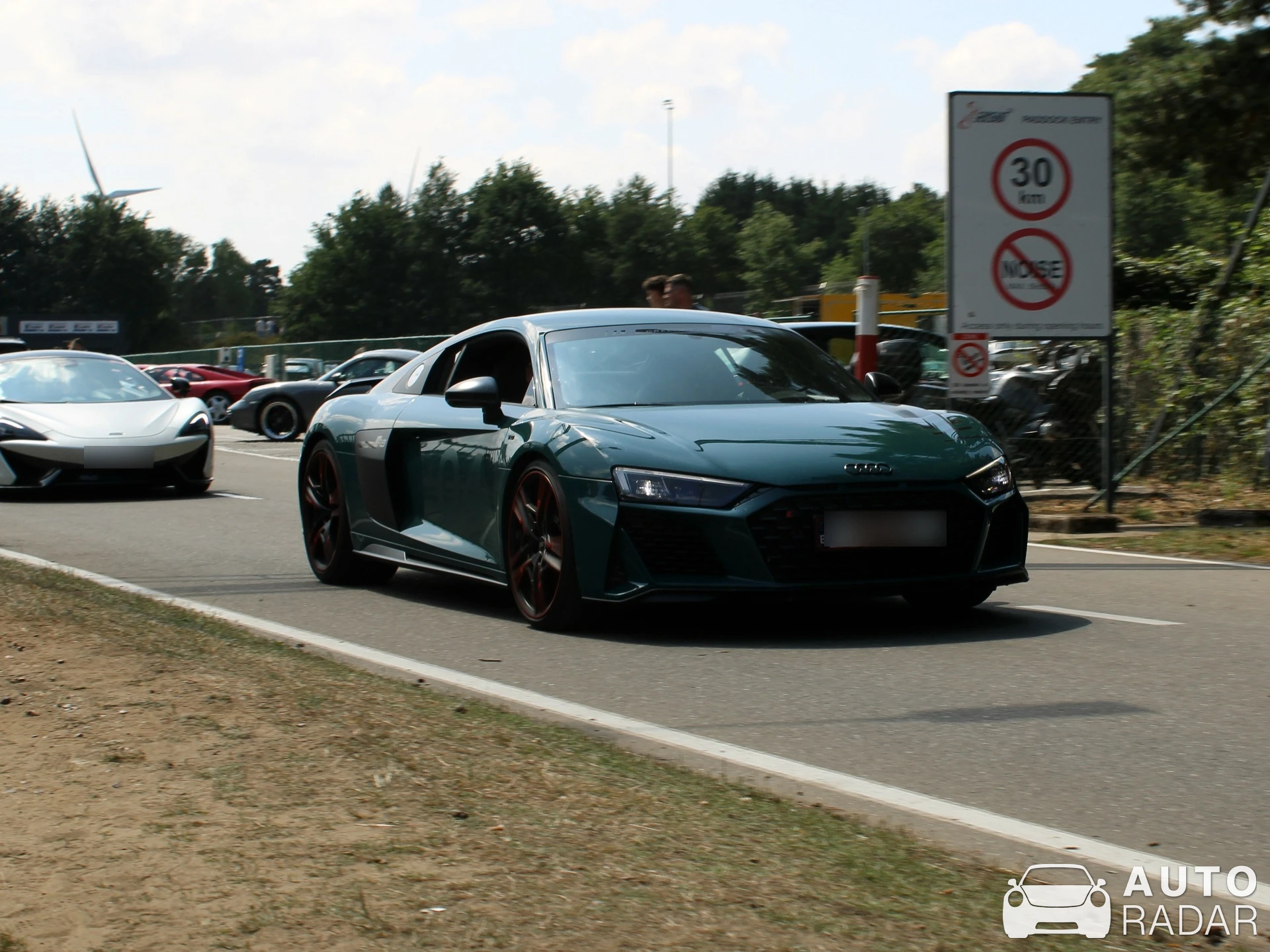 Audi R8 V10 Performance 2019 Green Hell Edition spotted in Heusden-Zolder