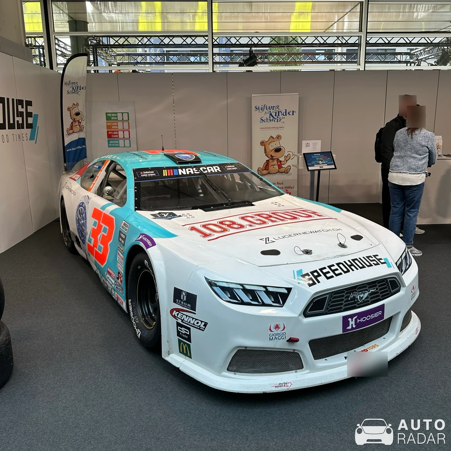 Ford Mustang NASCAR spotted in Zürich